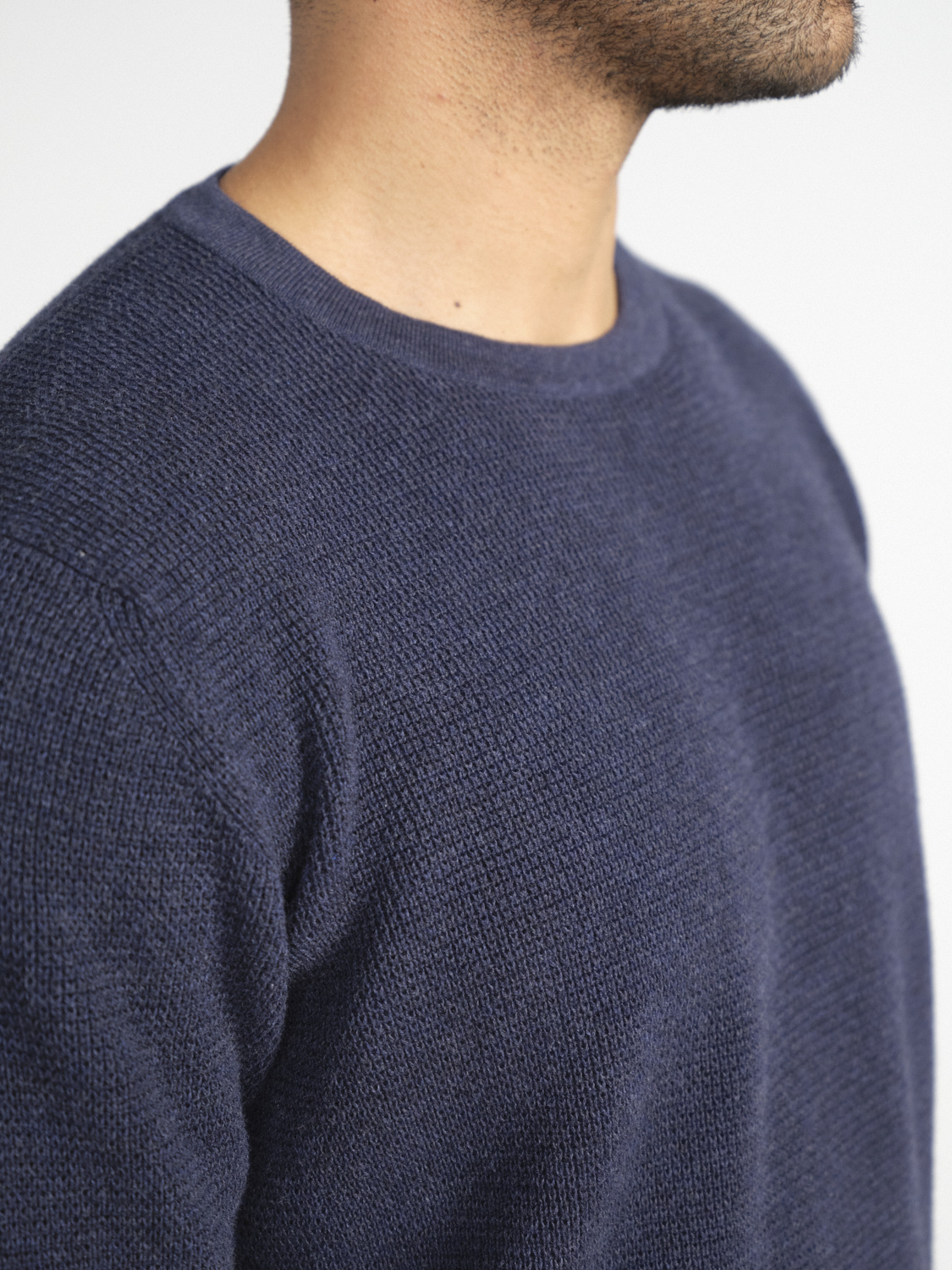 Iris von Arnim Primo – cotton sweater  marine M