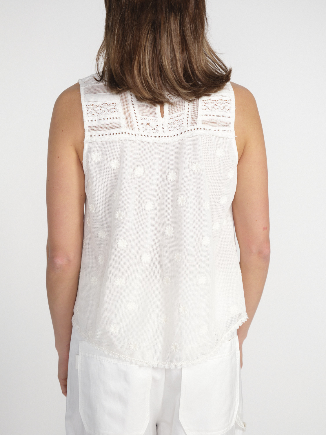 Dorothee Schumacher Stunning Dream – Blouse with lace  white S