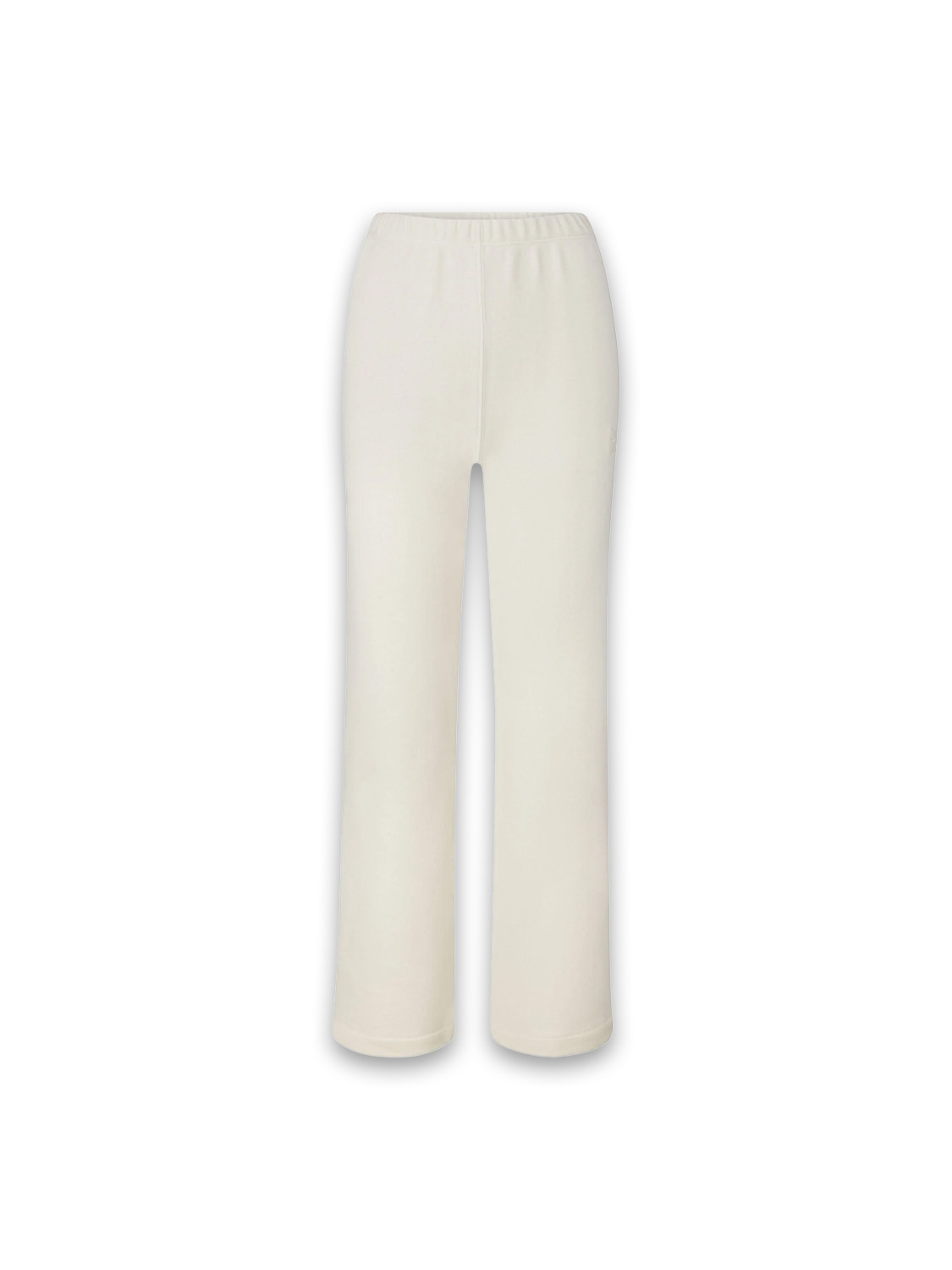 Eterne Pantaloni della tuta in cotone a gamba tesa  creme M