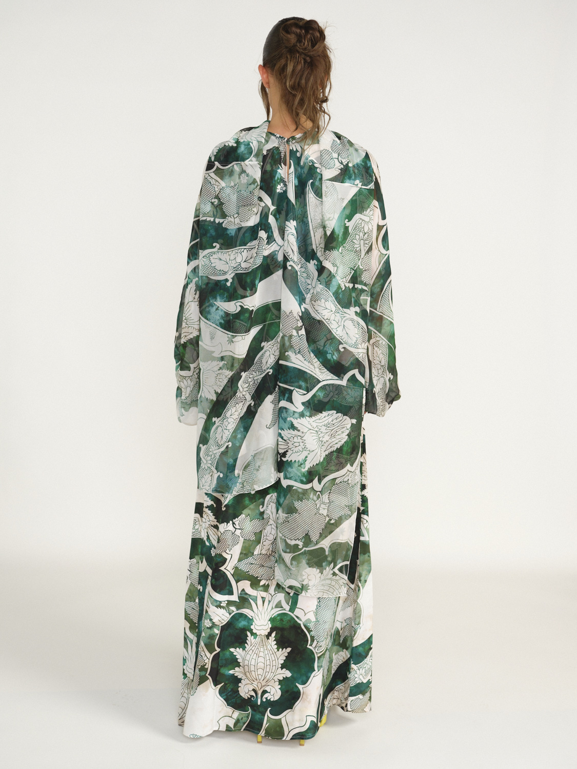 For restless sleepers Arpocrate - Maxi dress with pattern design green XS
