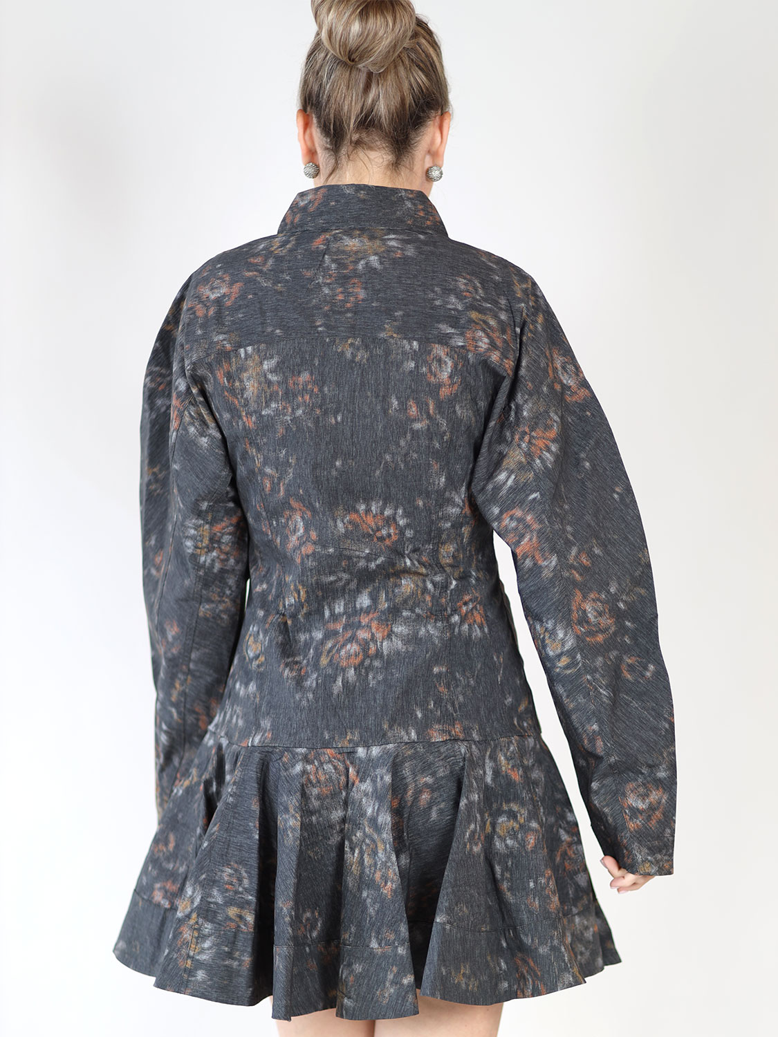 Ganni Printed – Shirt dress with print mehrfarbig 34