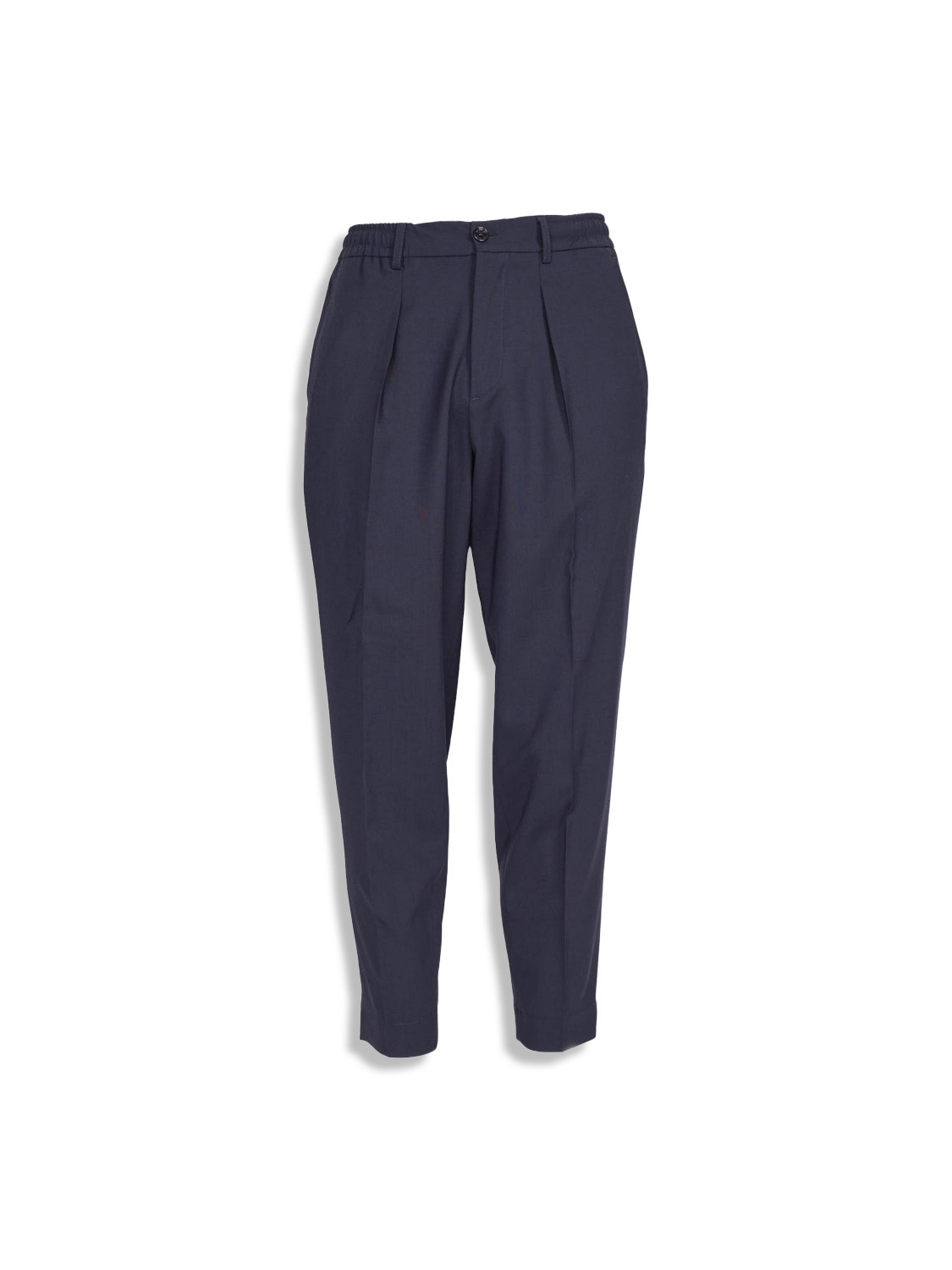 Plain cotton trousers