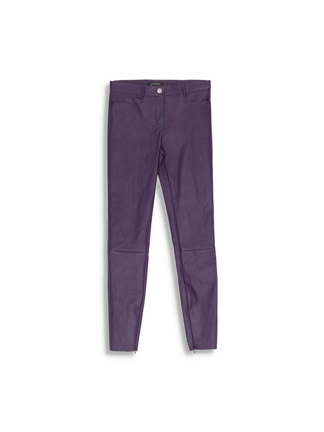 jitrois Pantalon Wynn Agneau - Pantalon en cuir d'agneau violet 38