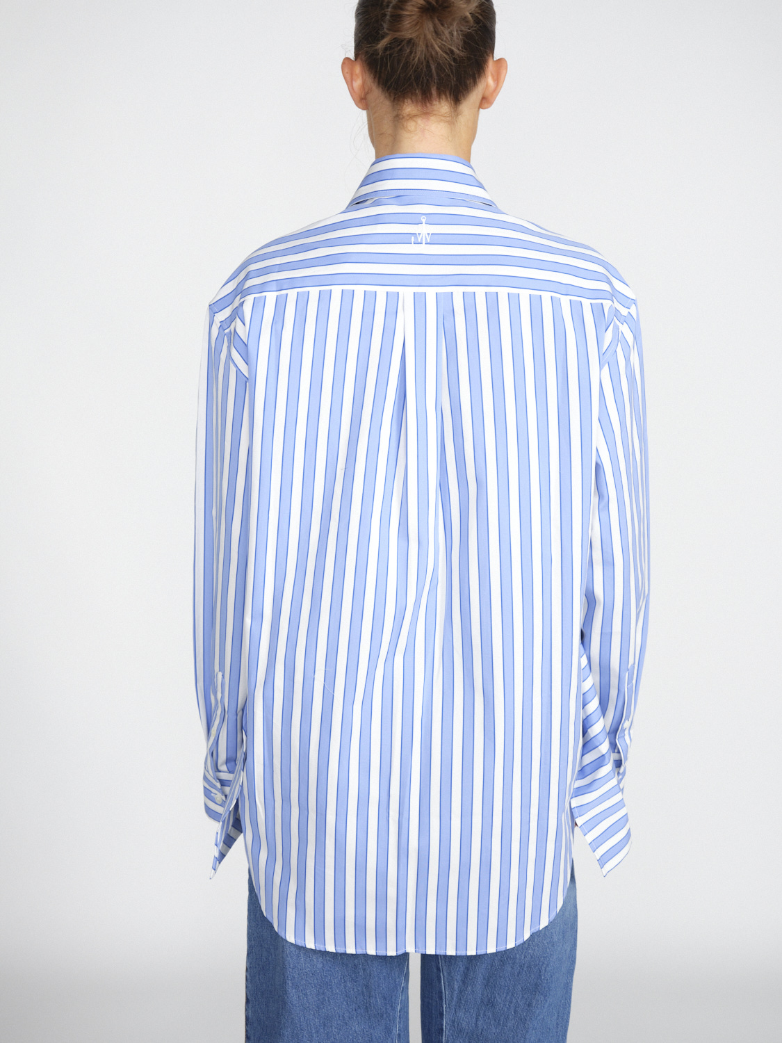 JW Anderson Cotton shirt blouse with layered effects  multi 36