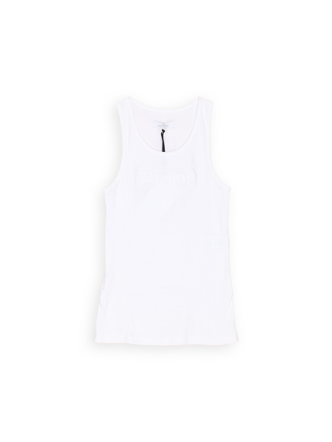 rabanne Tanktop with lableprint  white XS
