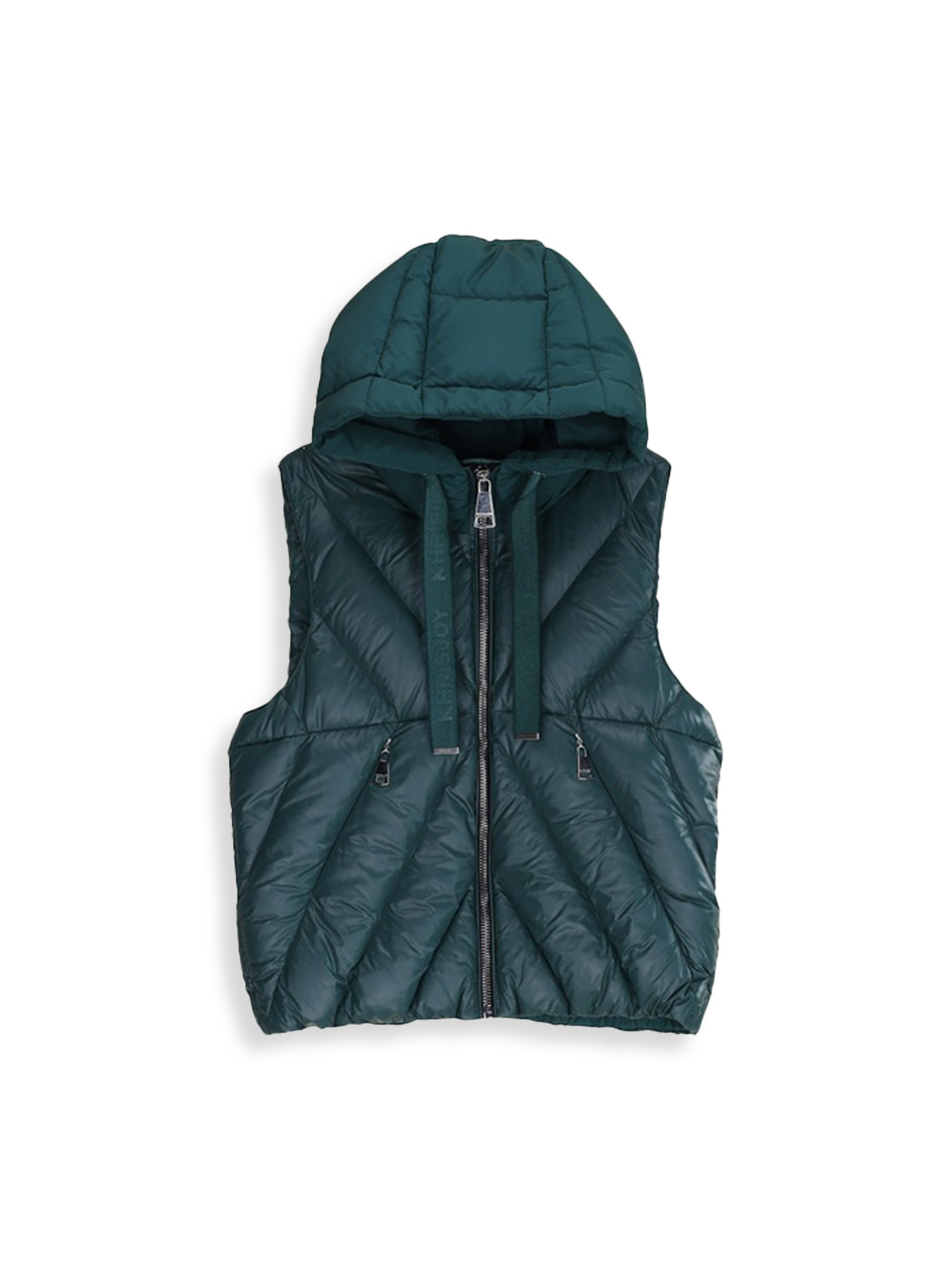 Khrisjoy Gilet a tampone opaco e lucido   verde M/L