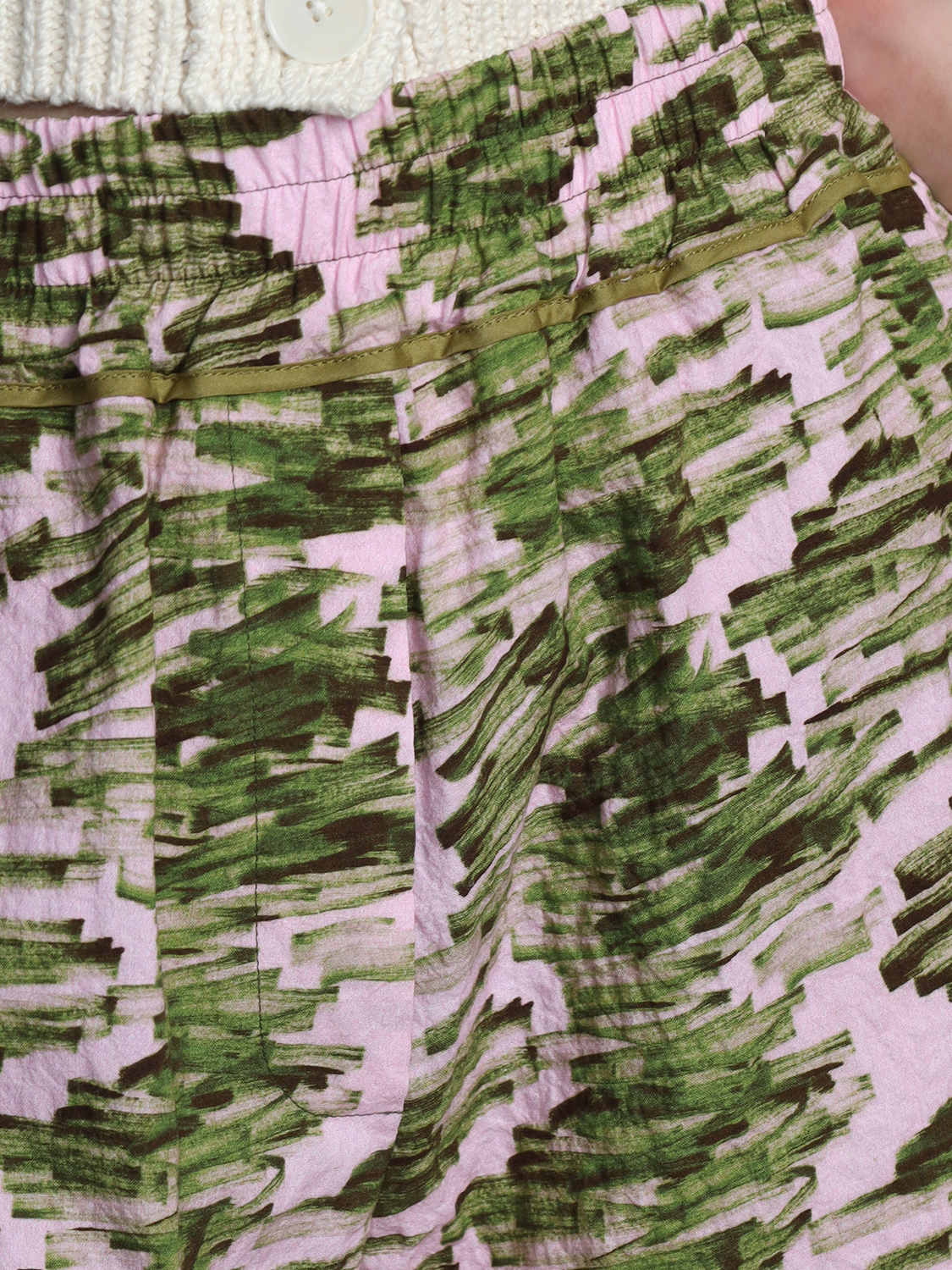 Odeeh Cotton patterned shorts 36 green Odeeh Cotton patterned shorts 36 green