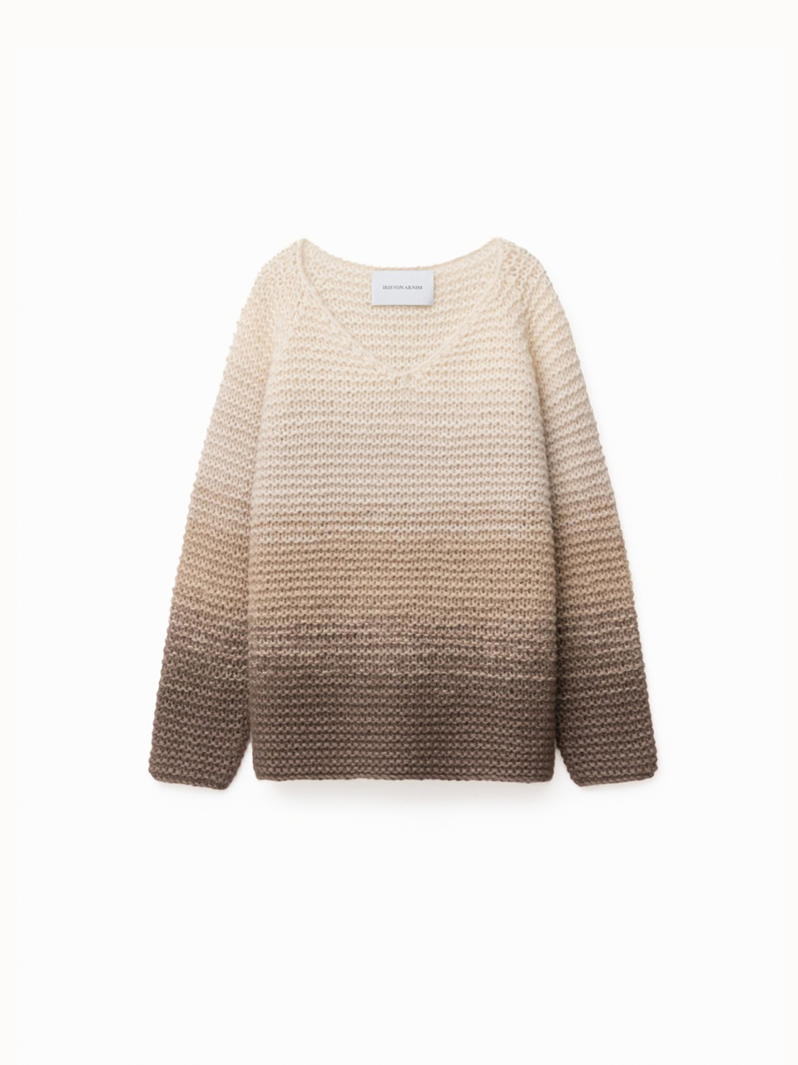 Iris von Arnim Rainbow – V-neck cashmere and silk sweater   mehrfarbig XS/S