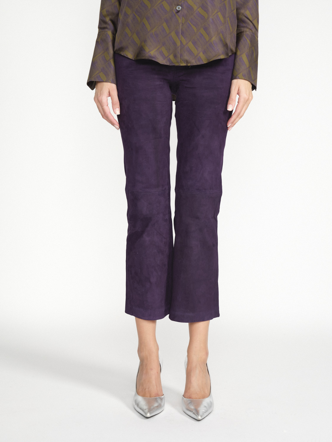 Arma Ferrara Stretch Sued with elastic waistband  black 32