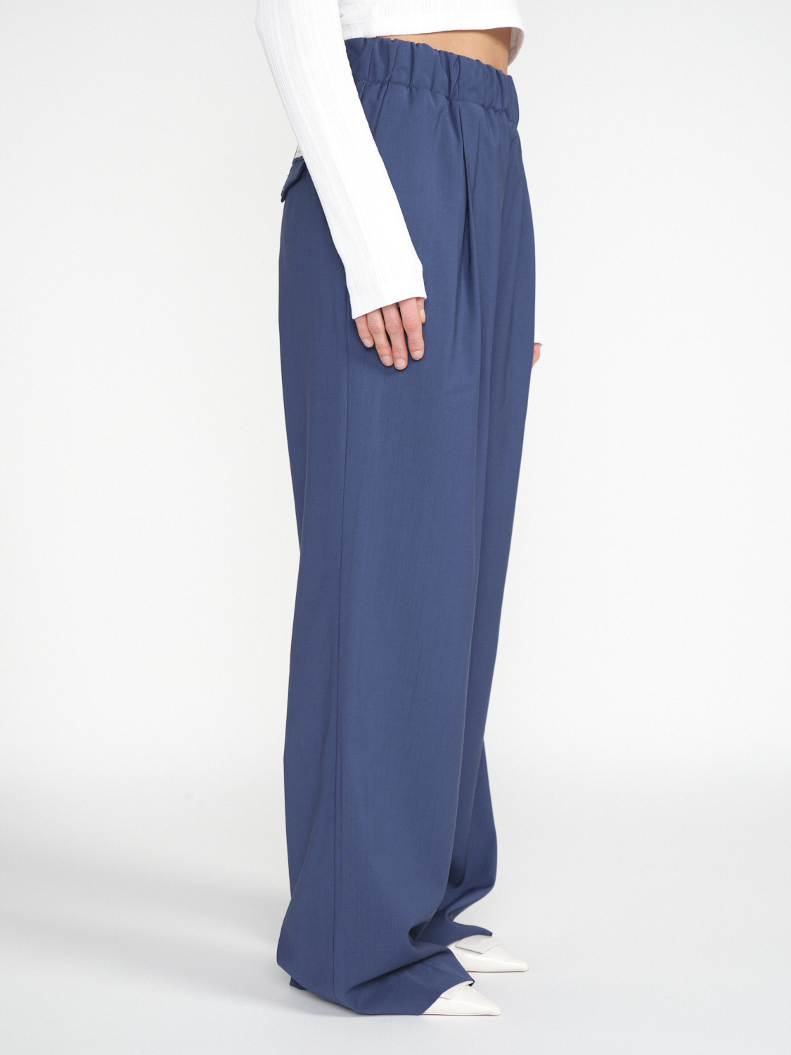 nine in the morning Cara - Pleated trousers  navy 26