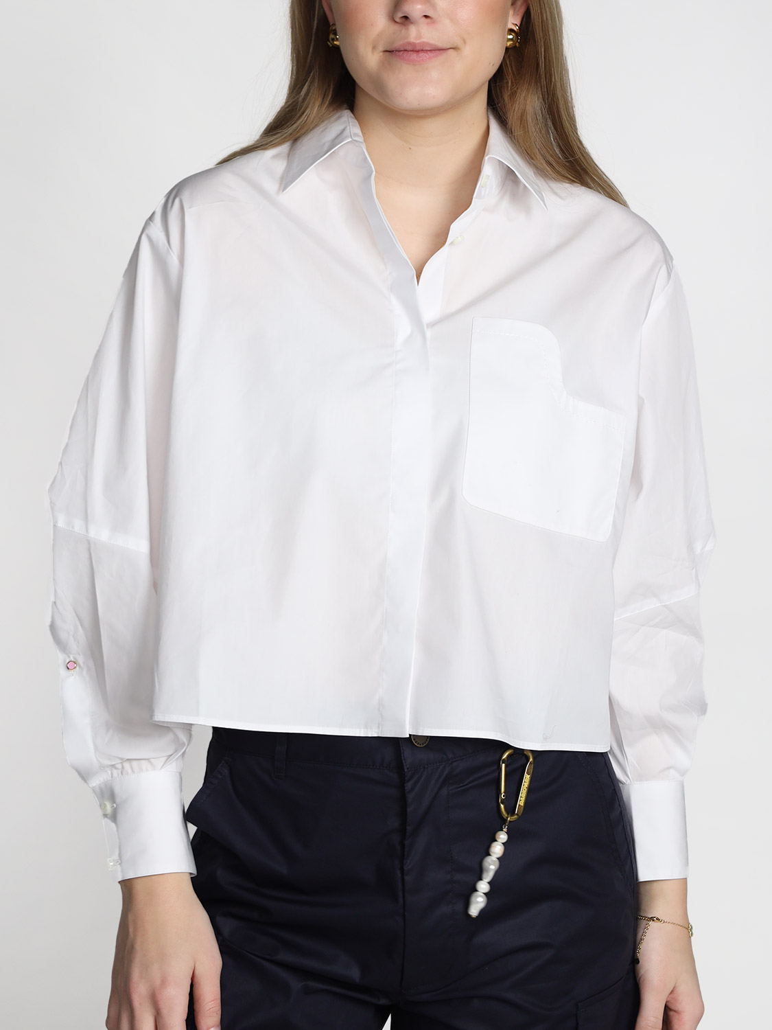 Cuantico Soho - Bluse aus Baumwolle white M/L