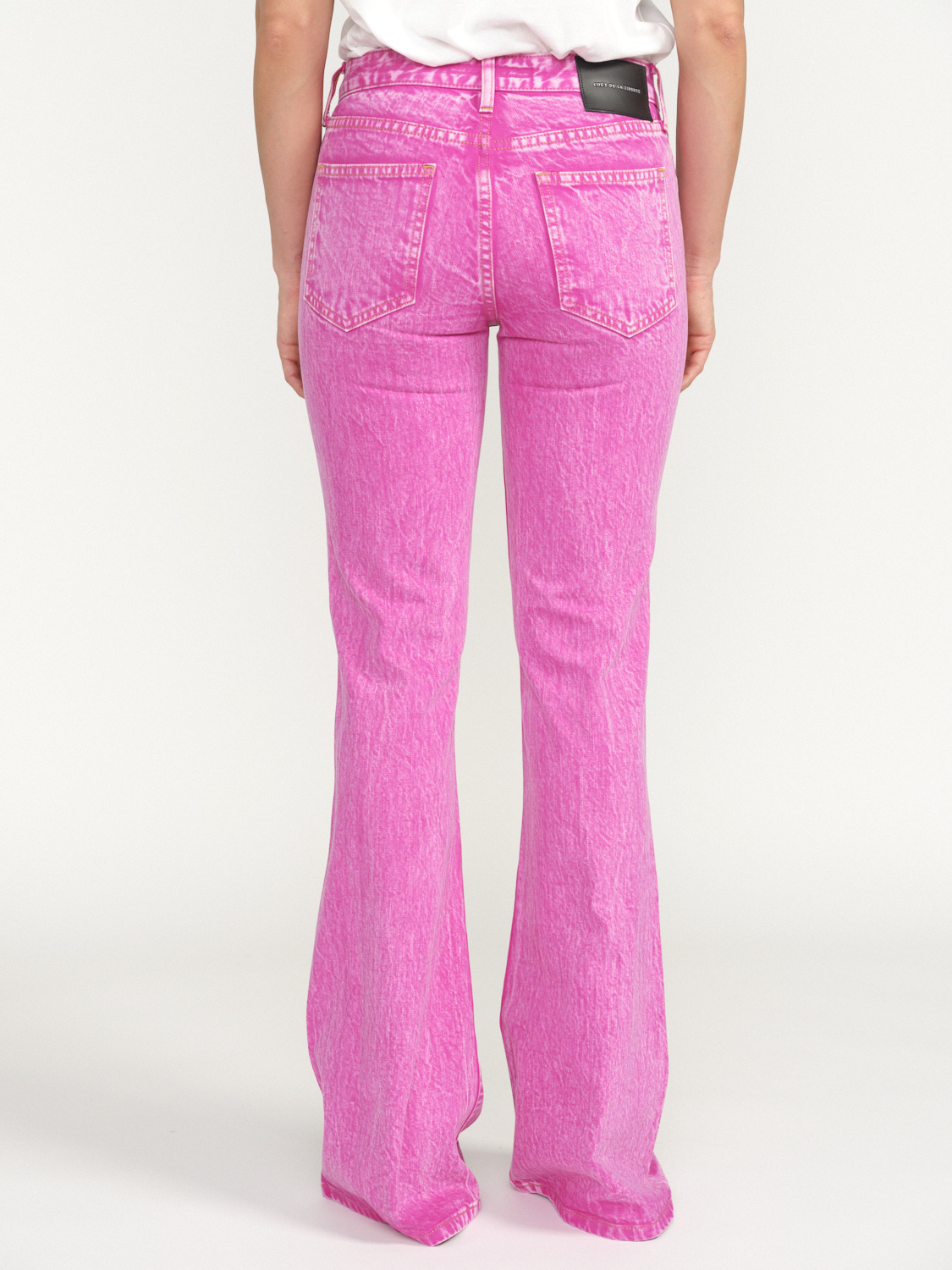 Cout De La Liberte Britney - Pantalon en jean délavé à la batte pink 25