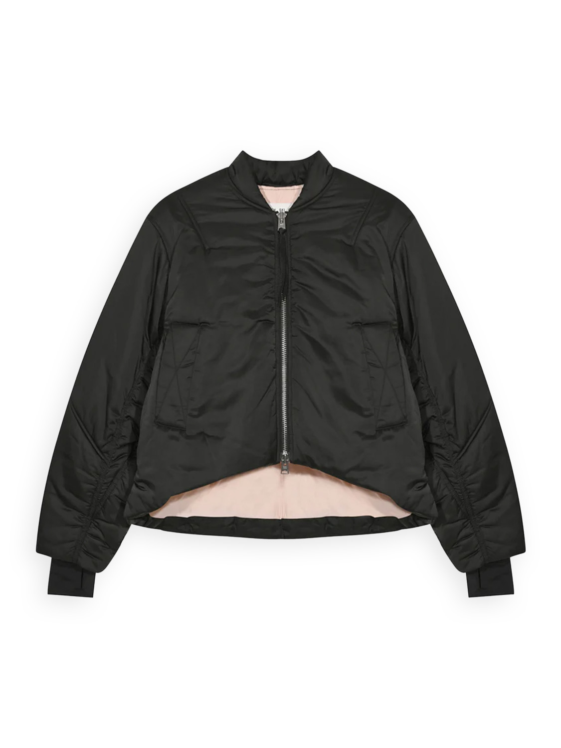 Sofie - Short shiny bomber jacket 