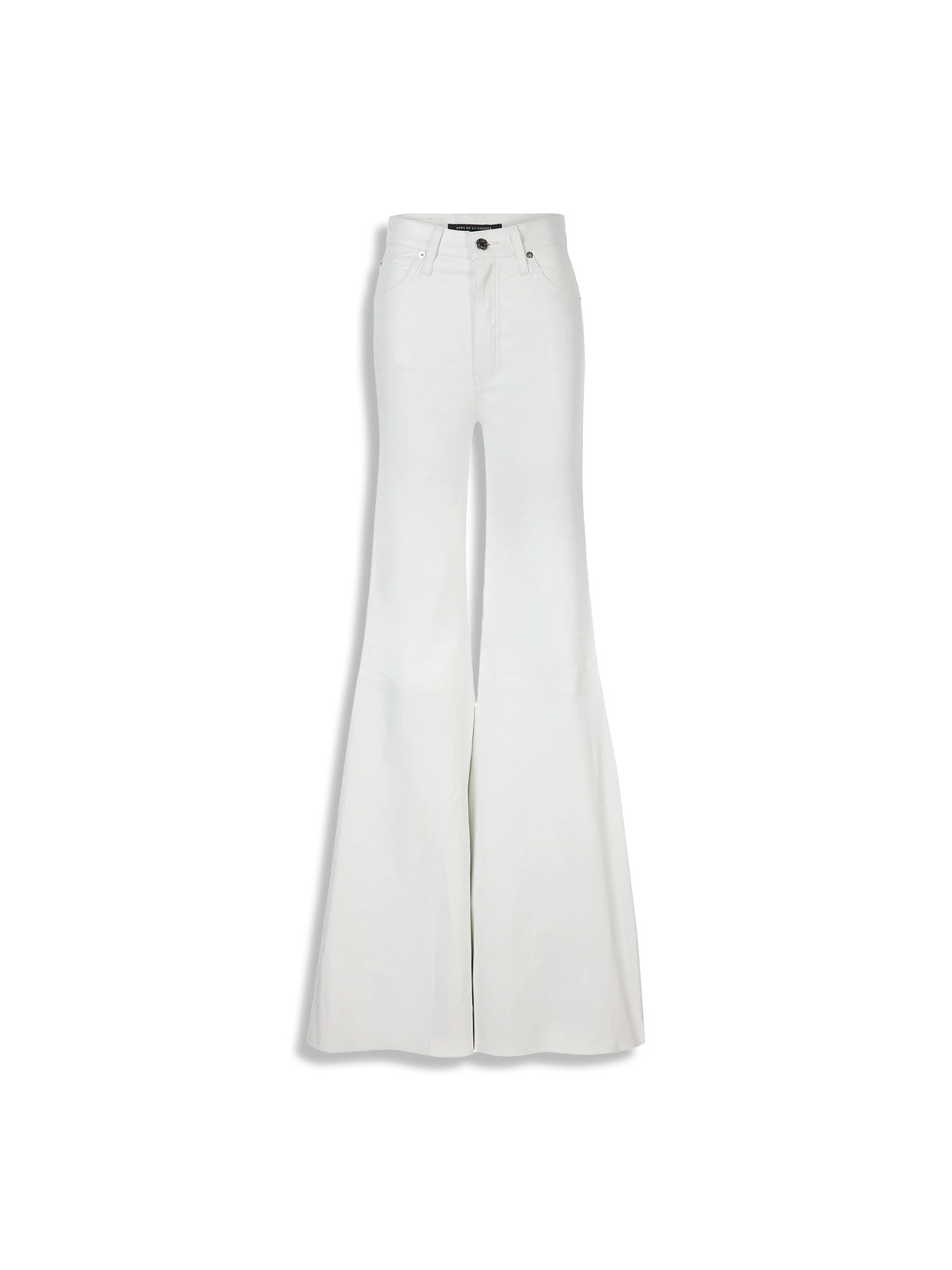Linda - low-waist denim flare pants with belt loops