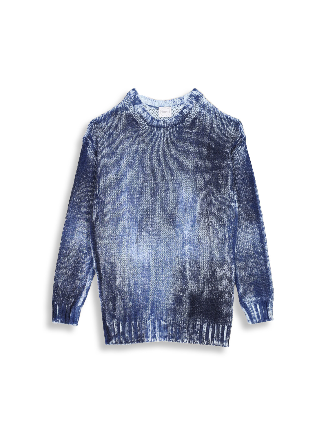 Oceano 2 - Silk color gradient knit sweater
