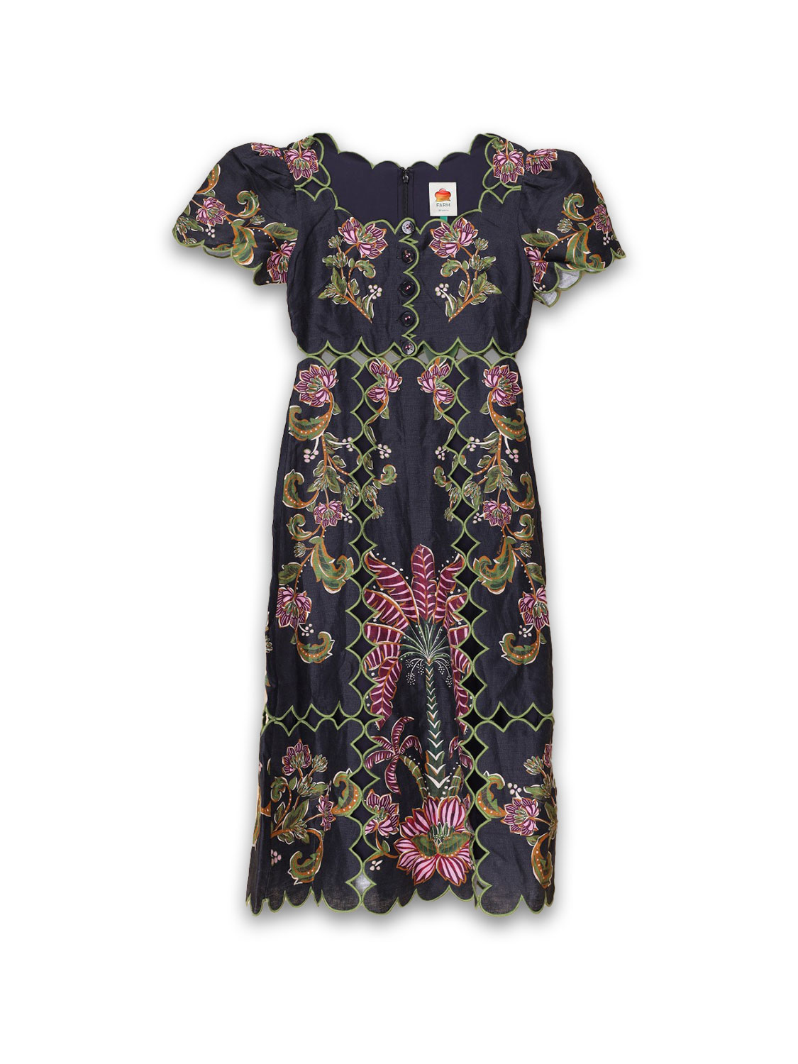Ravenela short sleeve maxi dress 