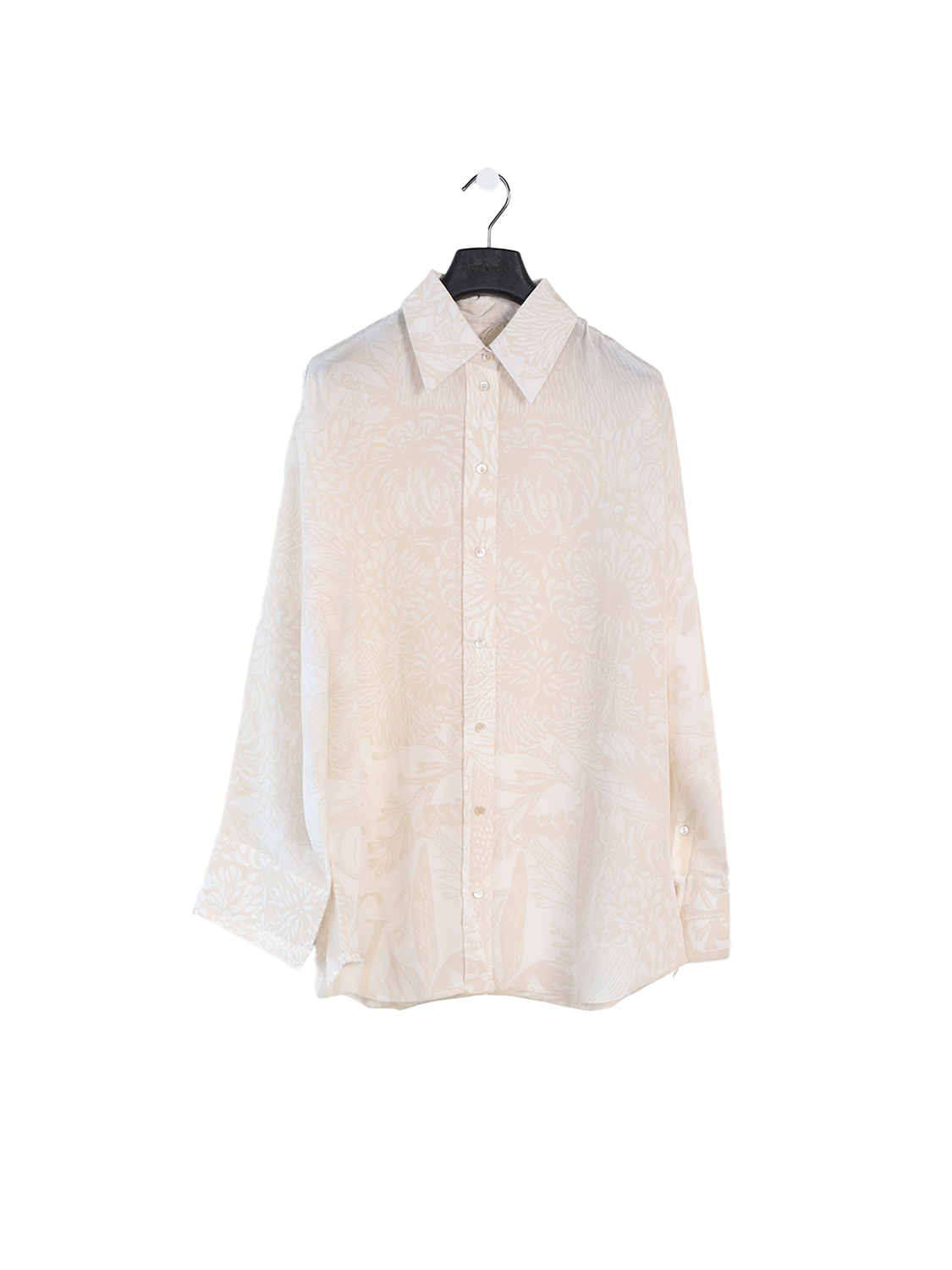 Blouse with floral pattern