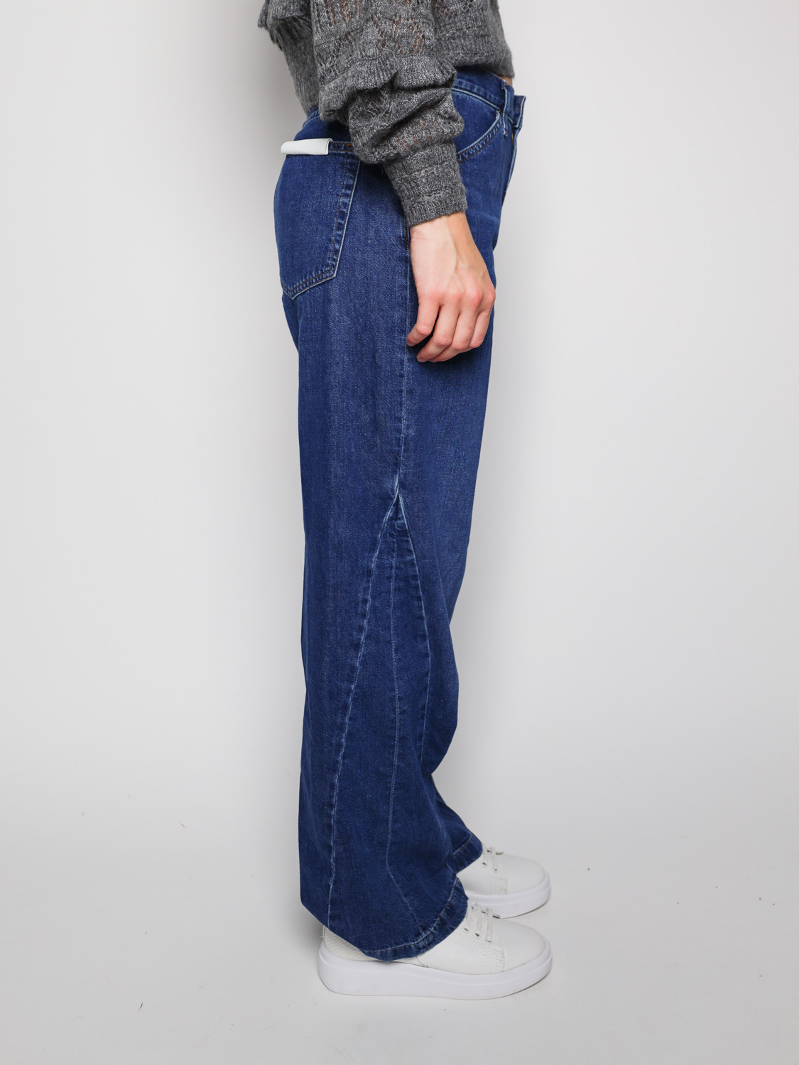 Frame Le Baggy Palazzo – Wide-Leg Hose    blau 28