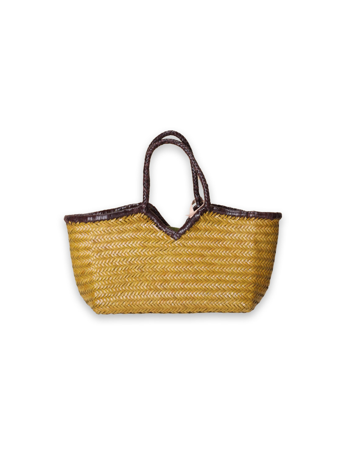 Woven leather bag   