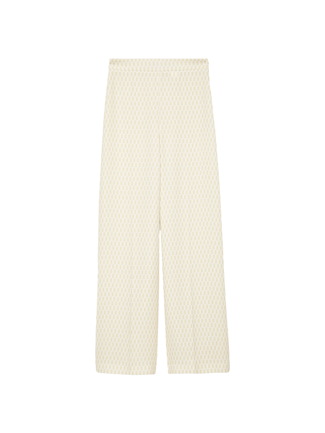 Joseph Alane Trousers - Wide leg trousers in mosaic design  creme 36