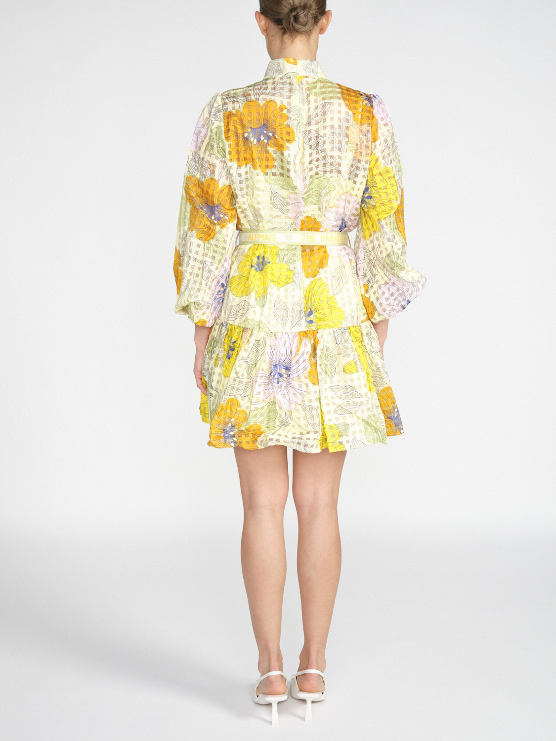 Alemais Agalia – mini dress made of a cotton-silk mix  multi XS/S