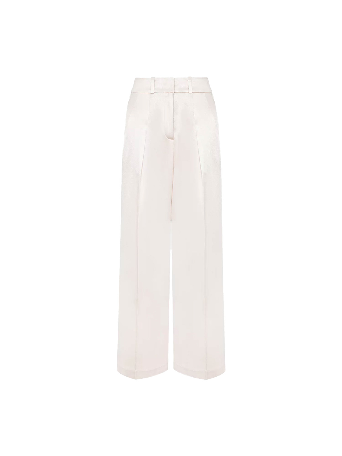 Flora shimmering wide-leg trousers  