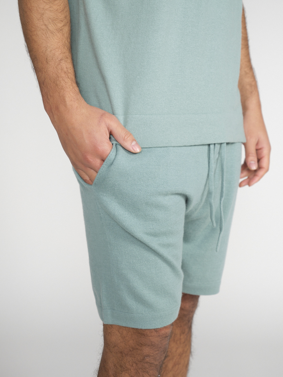 friendly hunting CC Hove -  Shorts made from a cotton-cashmere blend  mint L
