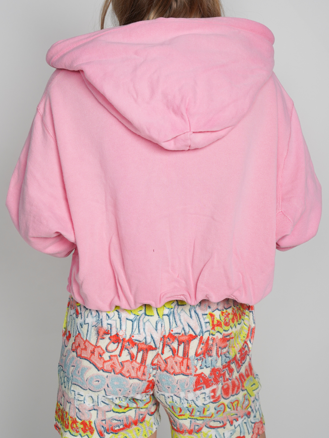 R13 Ballon Zip-Up – Sweatshirt Jacke    pink XS