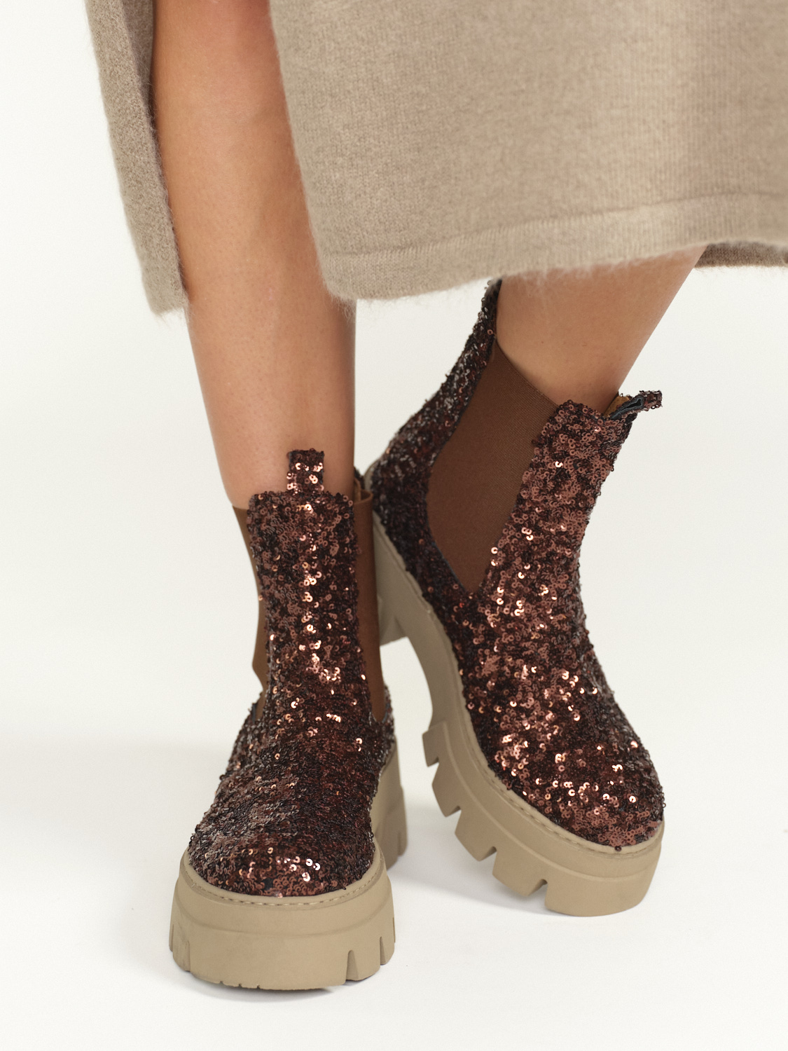Stivaletti paillettes sales
