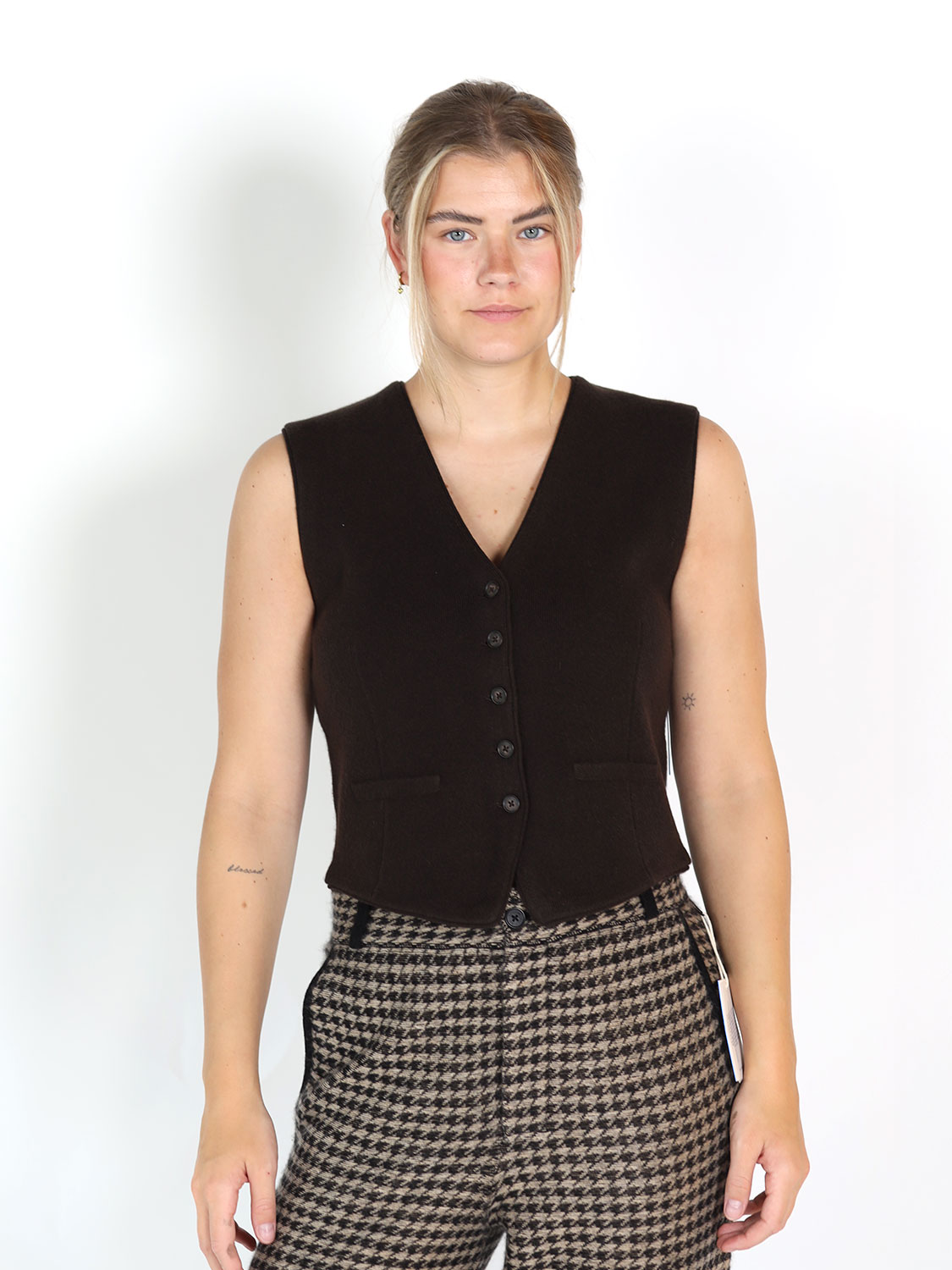 Guest in Residence Cashmere vest   brown XS