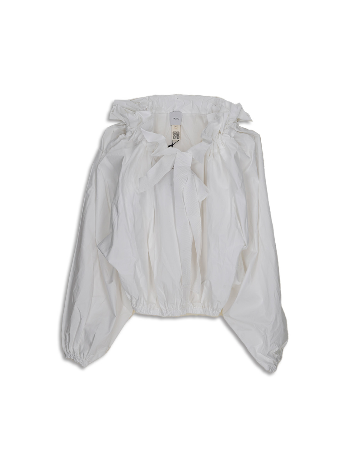 Gros Grain - Oversized blouse with ruffle collar