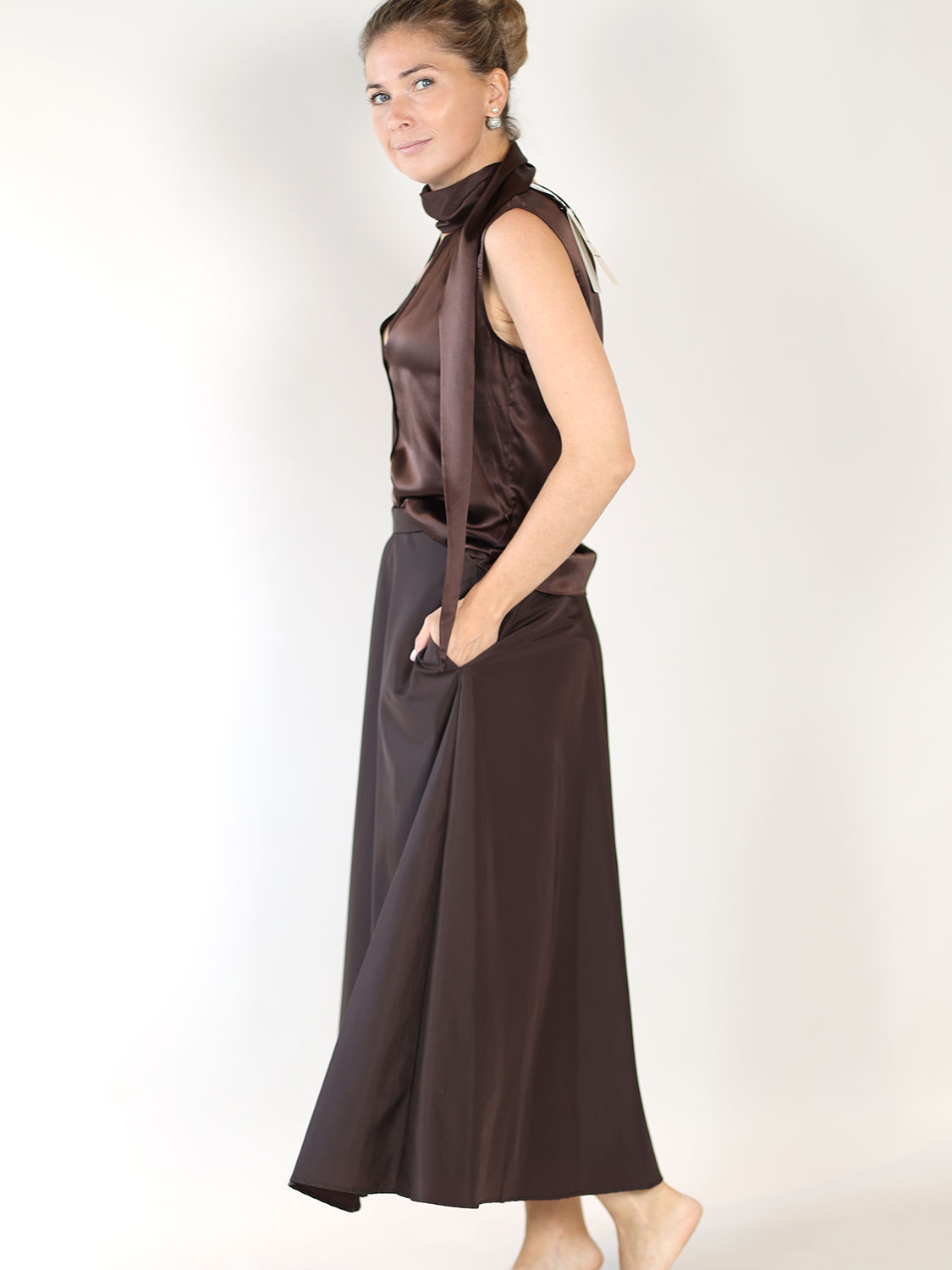 Dorothee Schumacher Sense of Shine - Bluse  braun 34