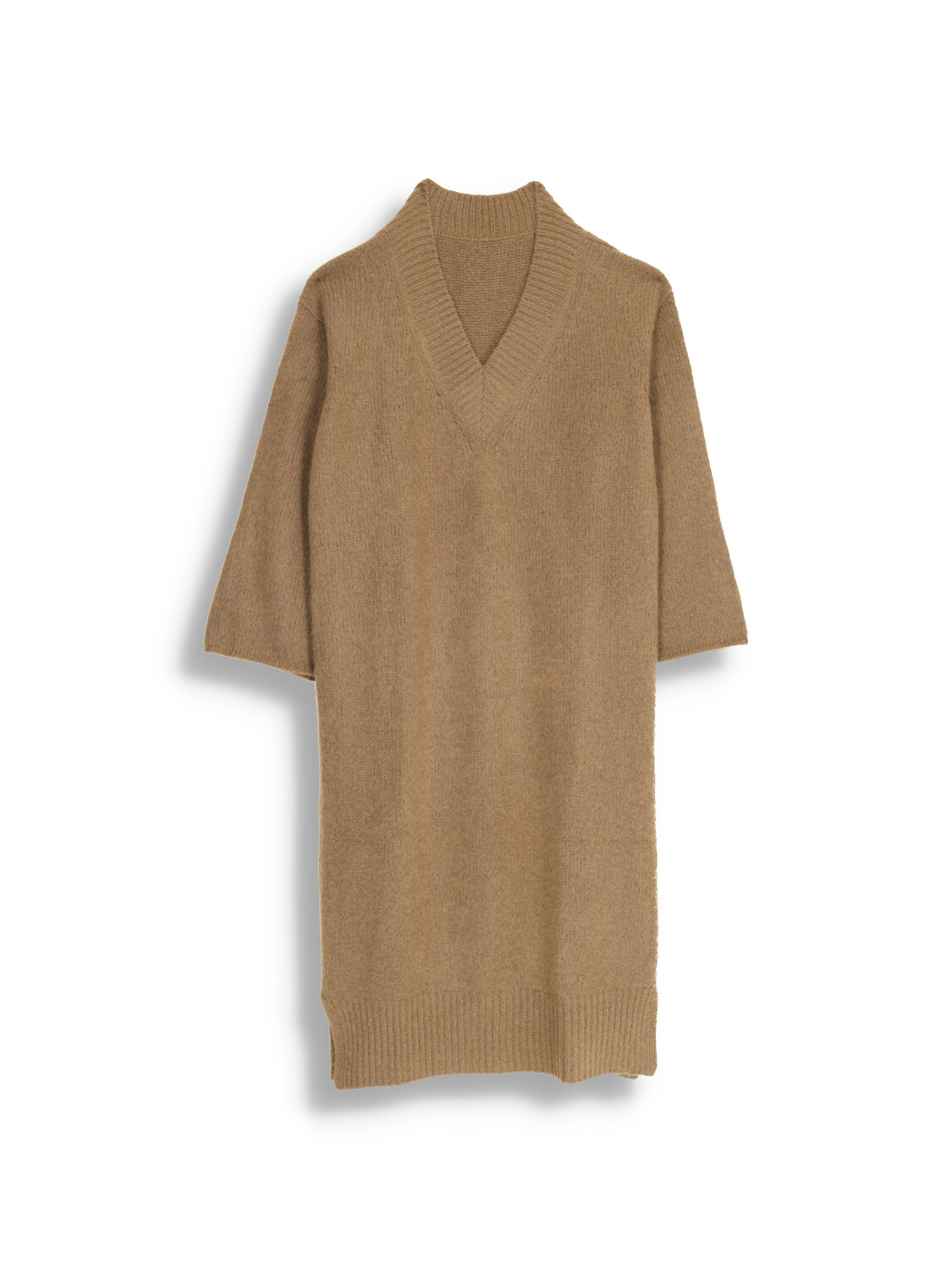 friendly hunting Dress Sirius Amara - Cashmere Midi Dress brown S