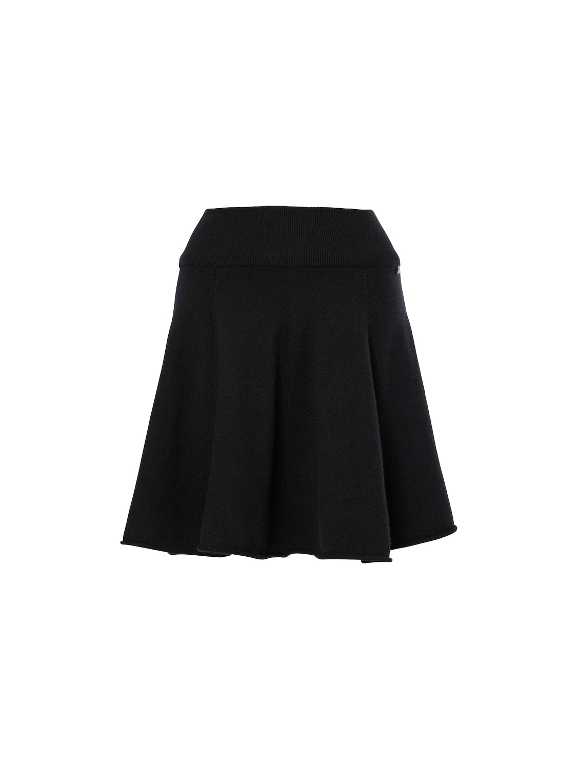 Extreme Cashmere N°379 Girl – Minirock aus Cashmere-Mix  schwarz One Size