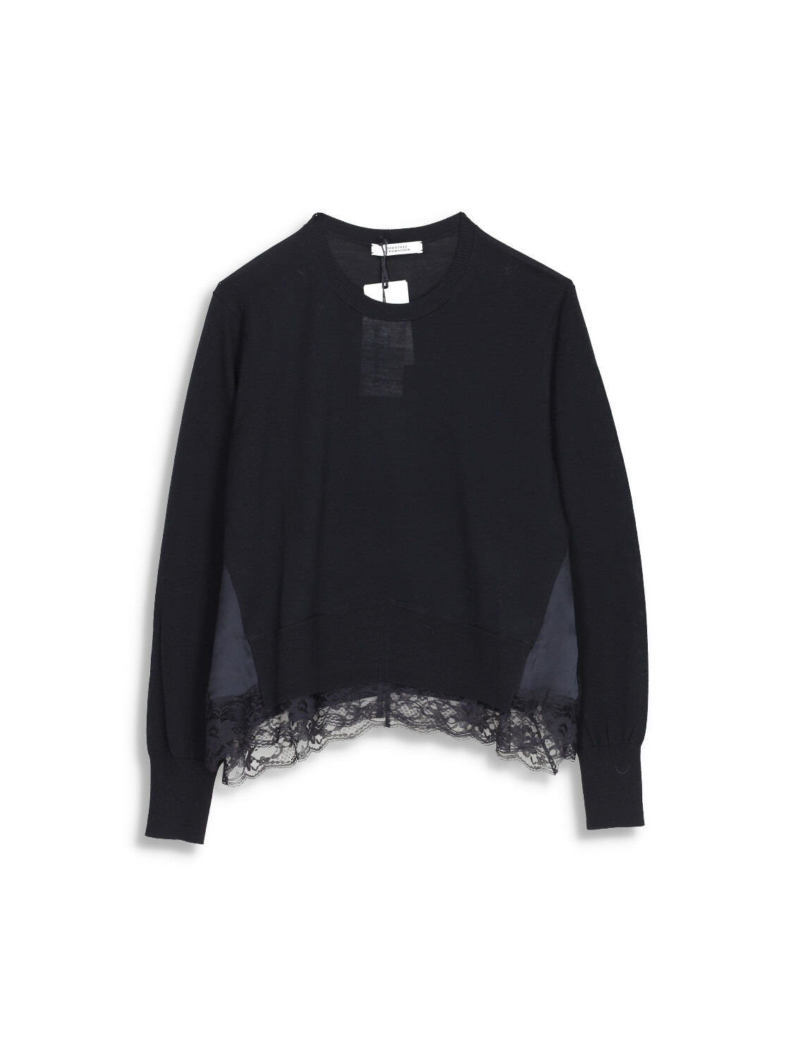 Delicate Merino - Sweater with lace details