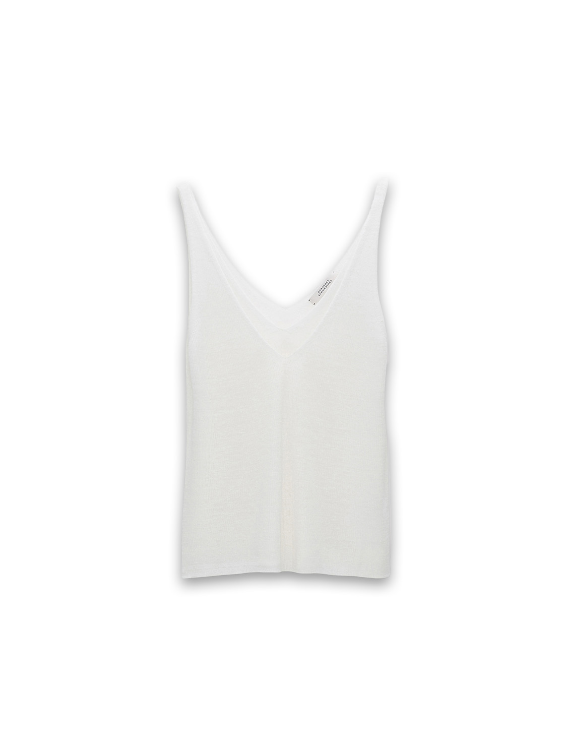 Dorothee Schumacher Summer Ease – Rippenstrick Top   blanco XS