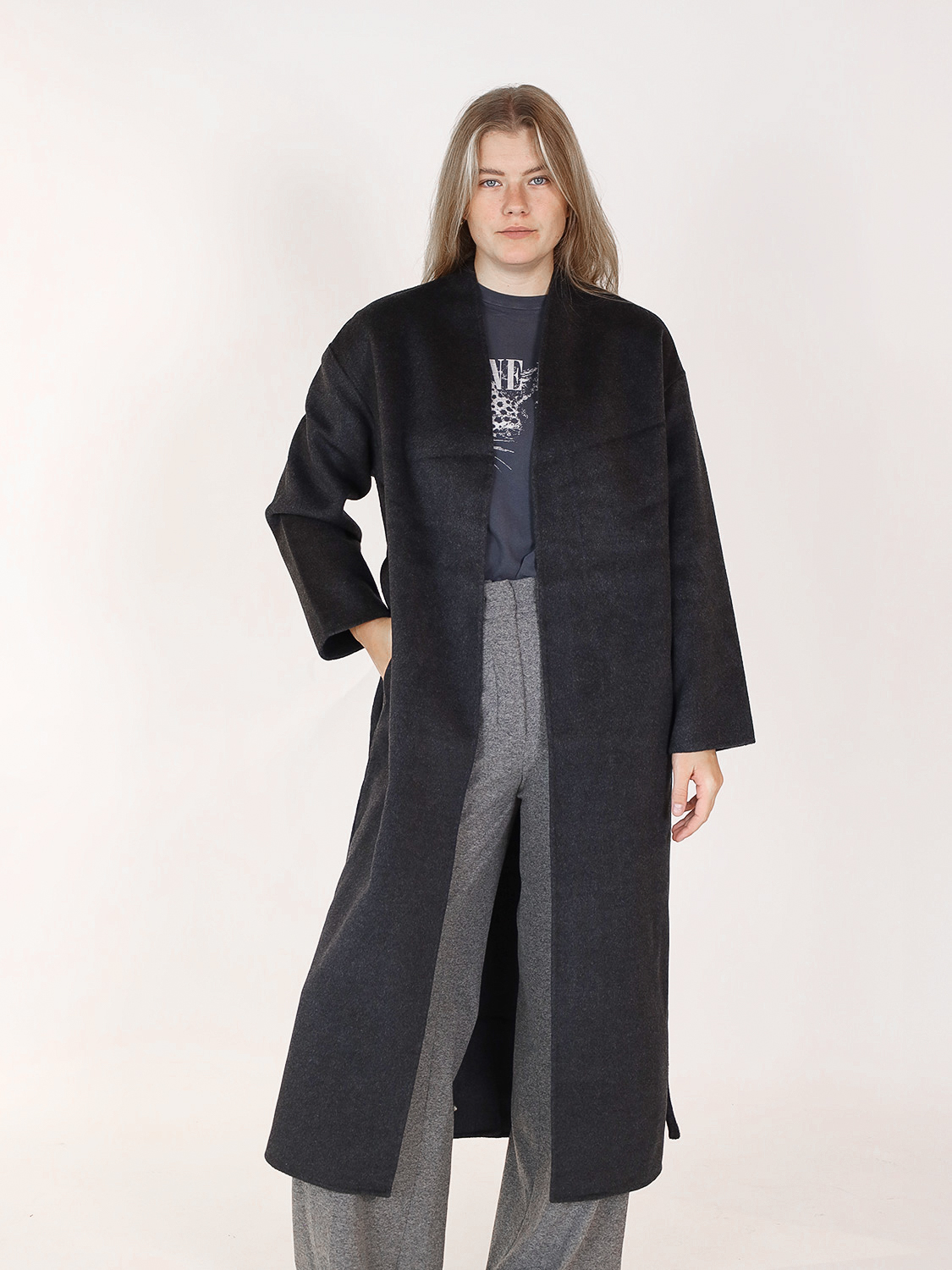 Anine Bing Hunter - Ankle-length coat anthrazit XS