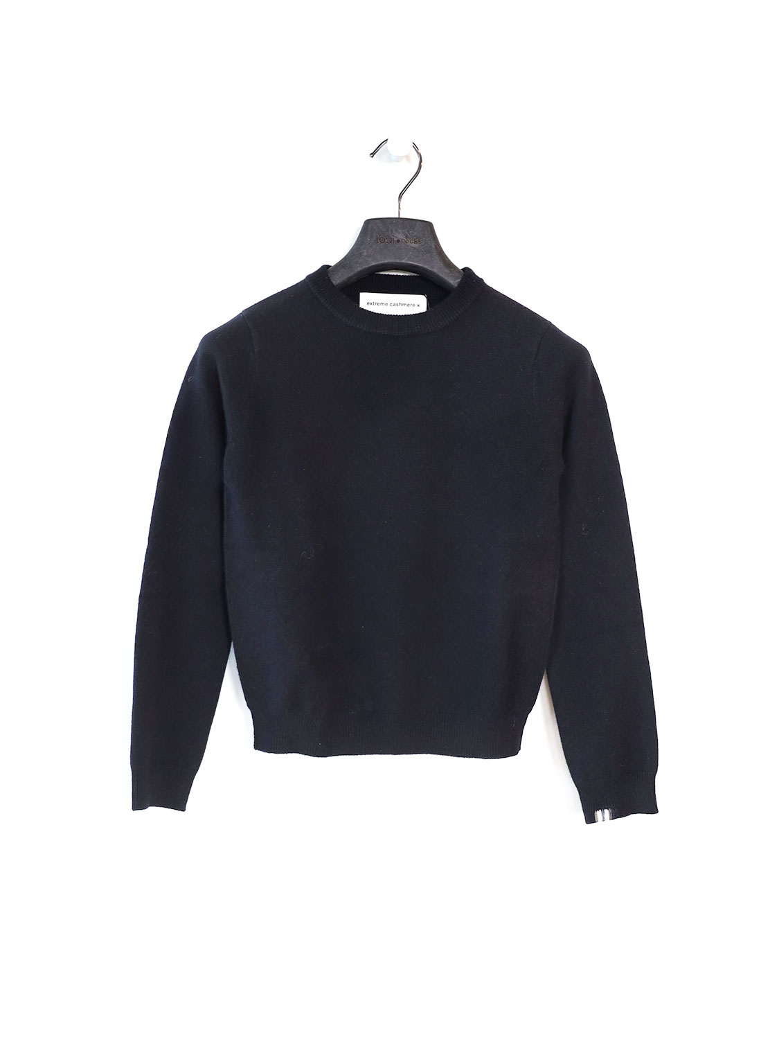 Extreme Cashmere n°98 Kid – Strickpullover aus Cashmere   schwarz One Size