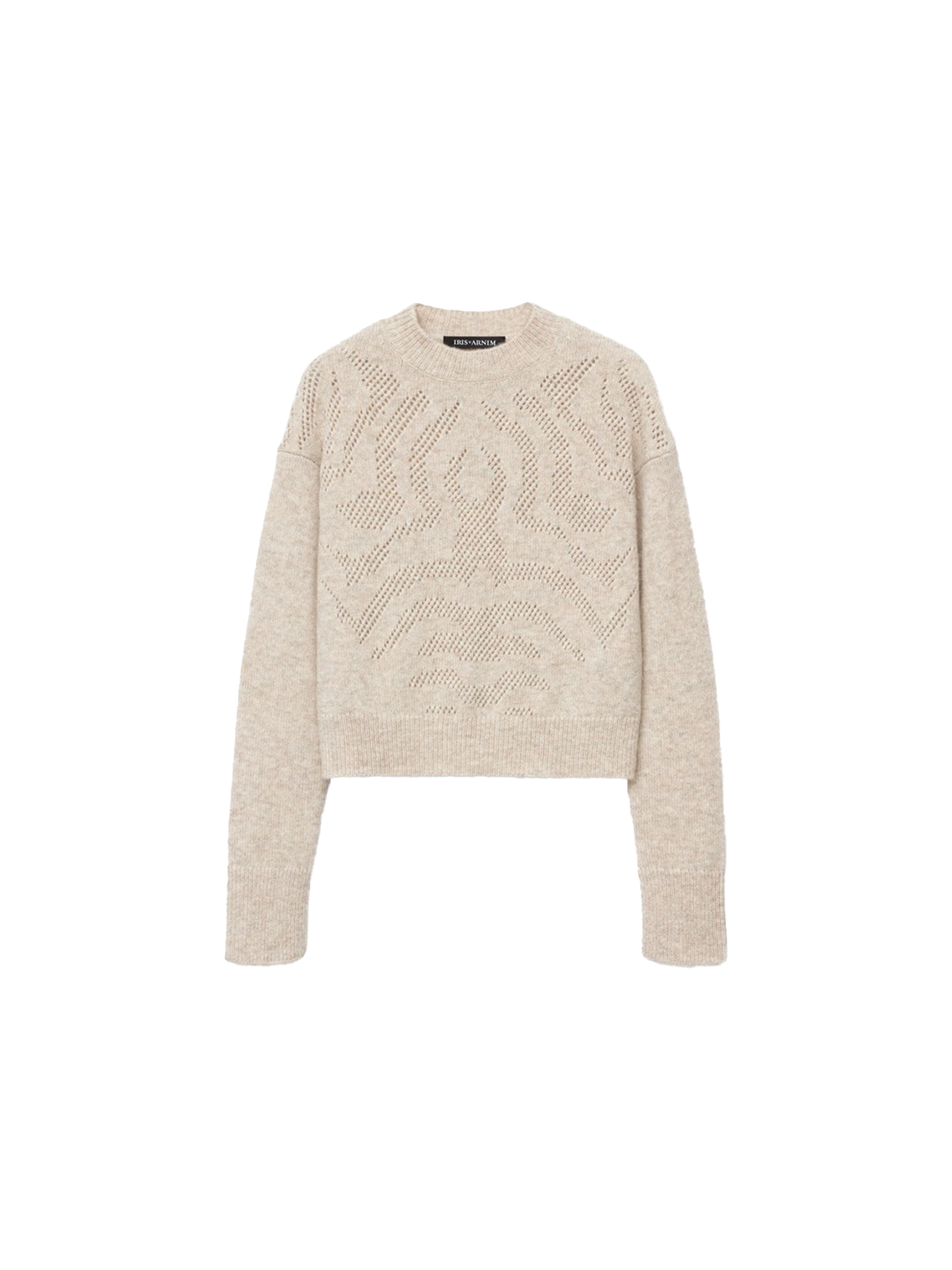 Iris von Arnim Sabana – Pullover aus Cashmere-Seide-Mix  hellgrau L