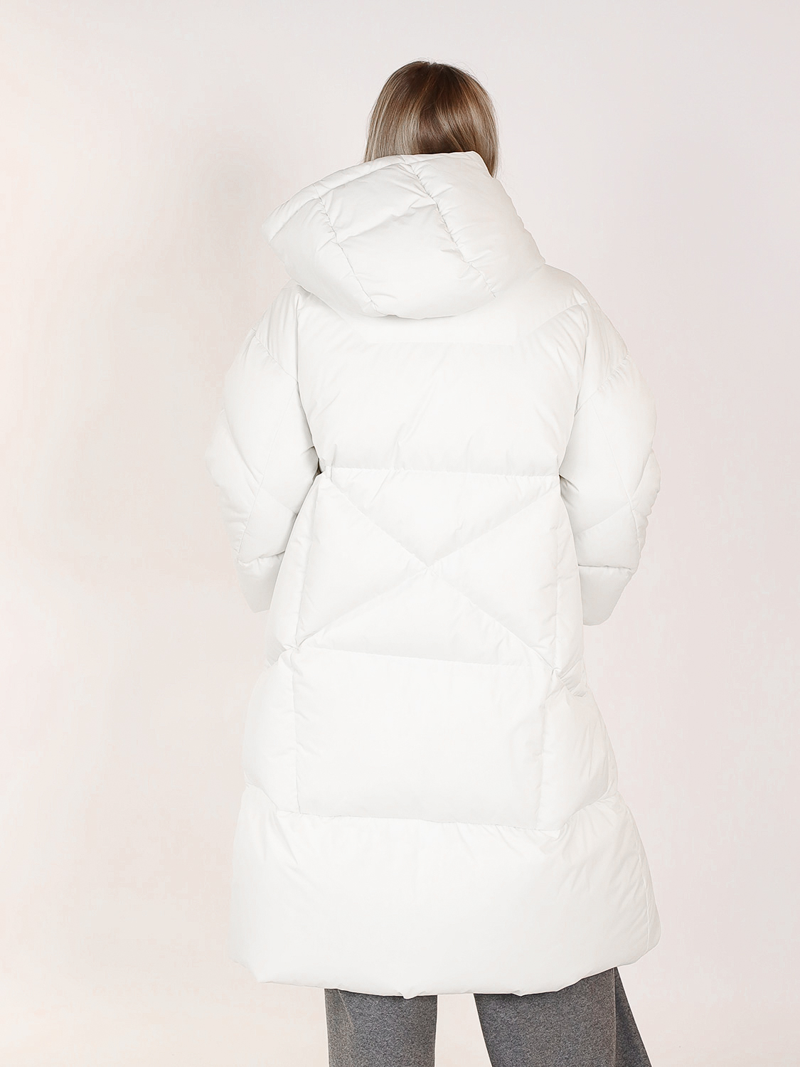Khrisjoy Long Iconic - Knöchellanger Mantel  creme 34