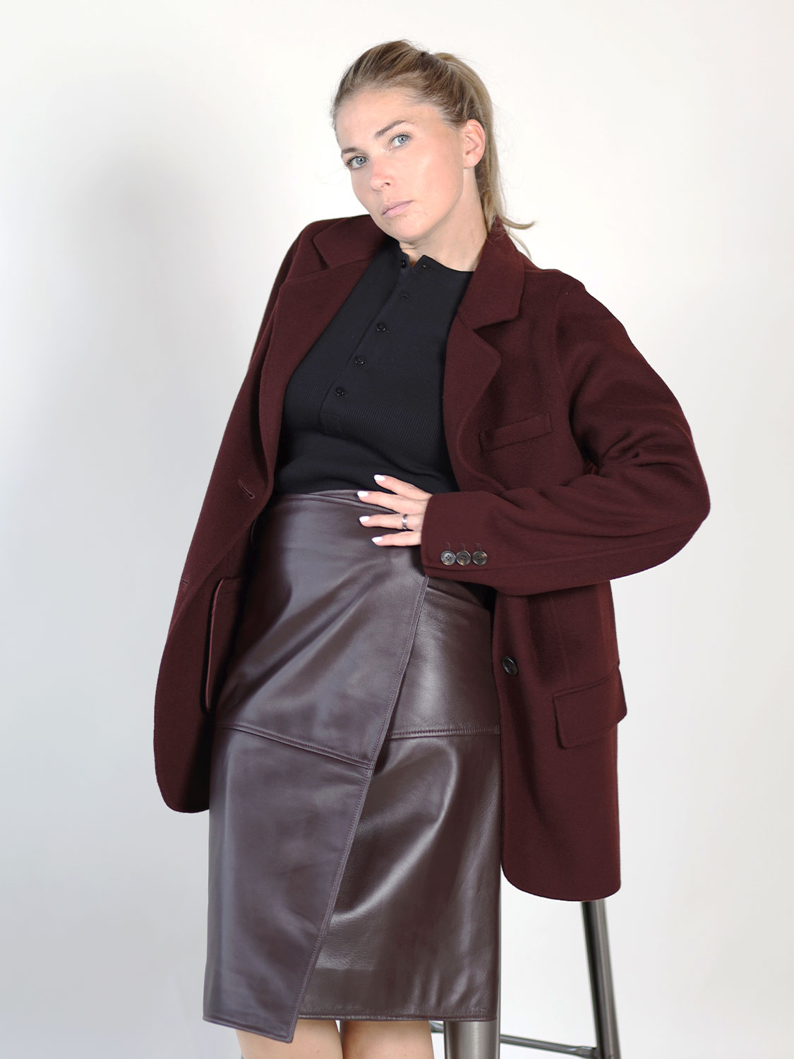 Arma Luna – Wollblazer  bordeaux  34