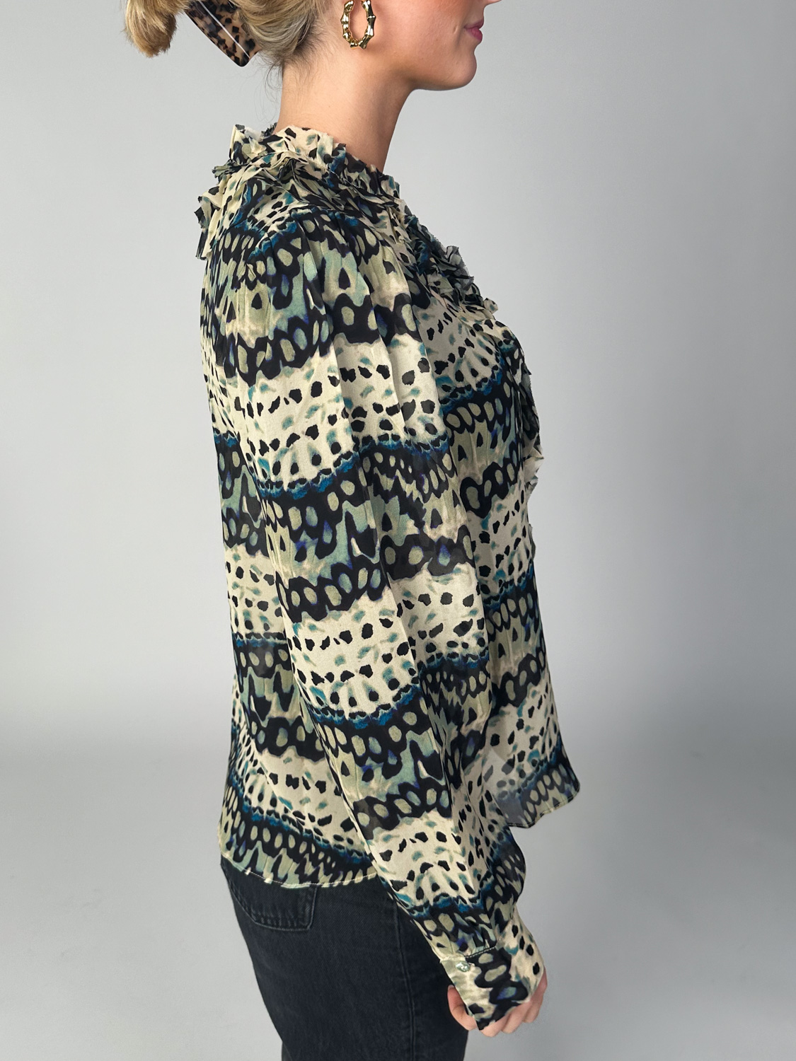Ulla Johnson Clio – blouse with a playful pattern 36 mehrfarbig Ulla Johnson Clio – blouse with a playful pattern 36 mehrfarbig