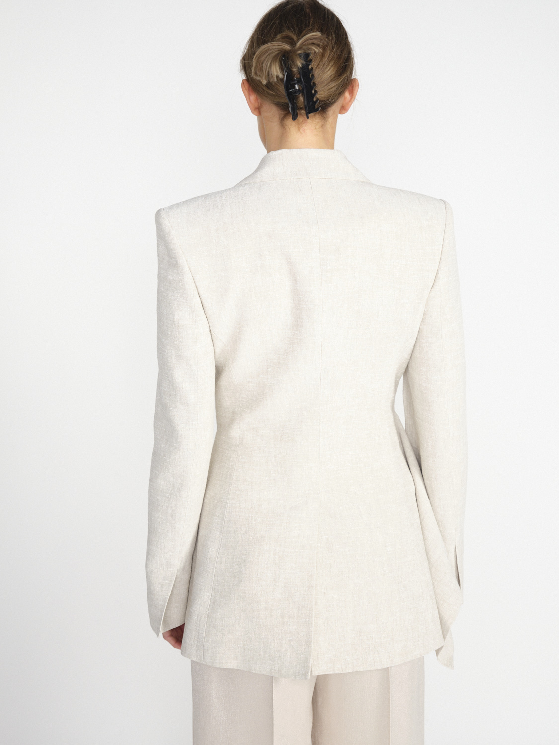 Sly010 Dilara – Blazer mit Volant-Detail 36 beige Sly010 Dilara – Blazer mit Volant-Detail 36 beige