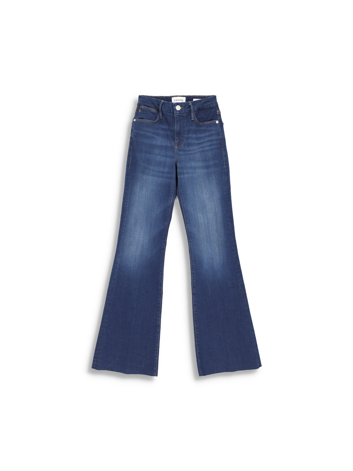 Frame Le High Easy - Pantaloni in denim con lavaggio scuro blu 25