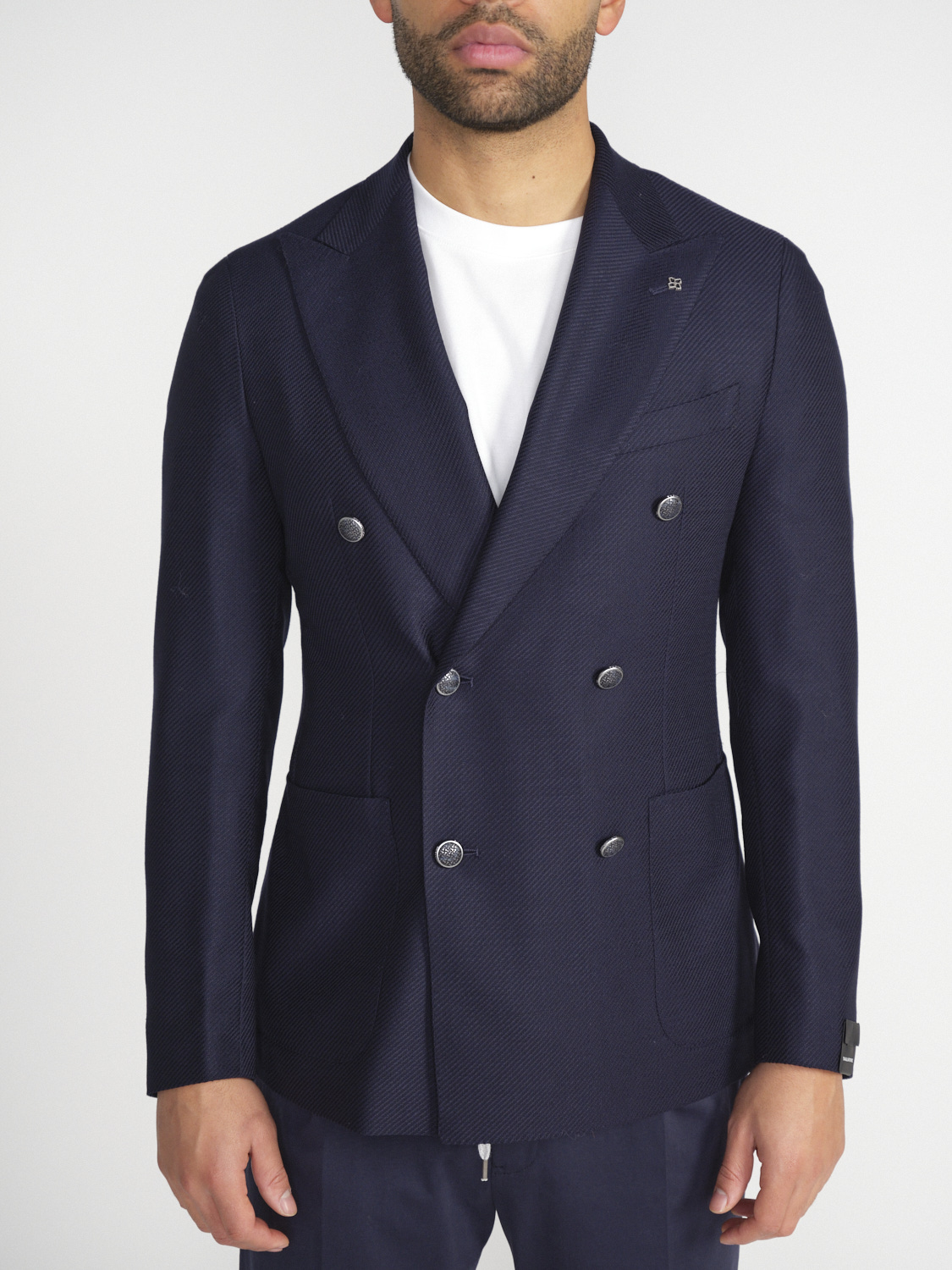 TAGLIATORE Classic jacket made of virgin wool  marine 52