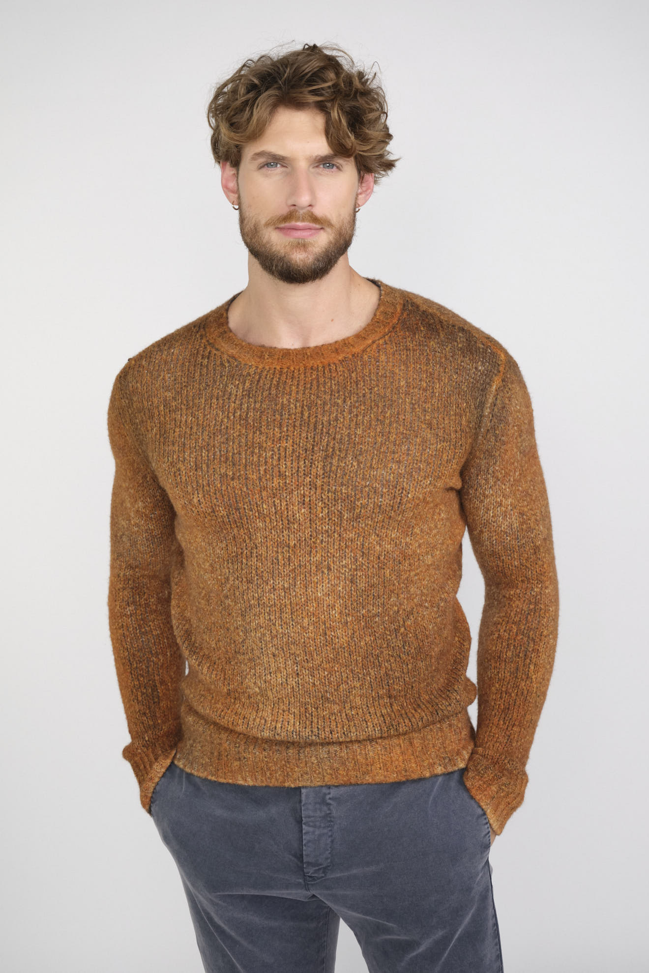 Avant Toi Knitted Jumper grey S