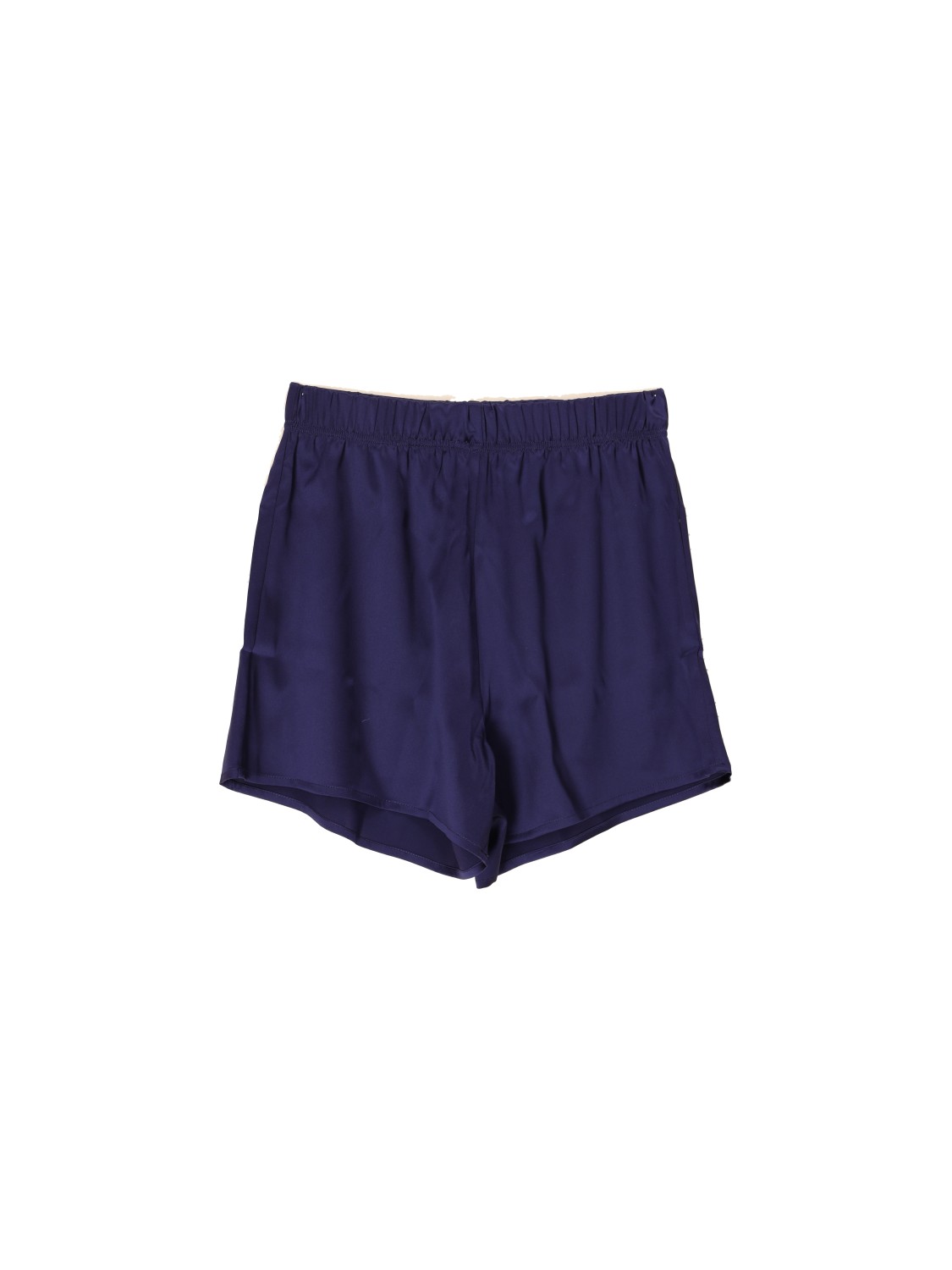 Oscalito Stretchige Seiden-Shorts   marine M