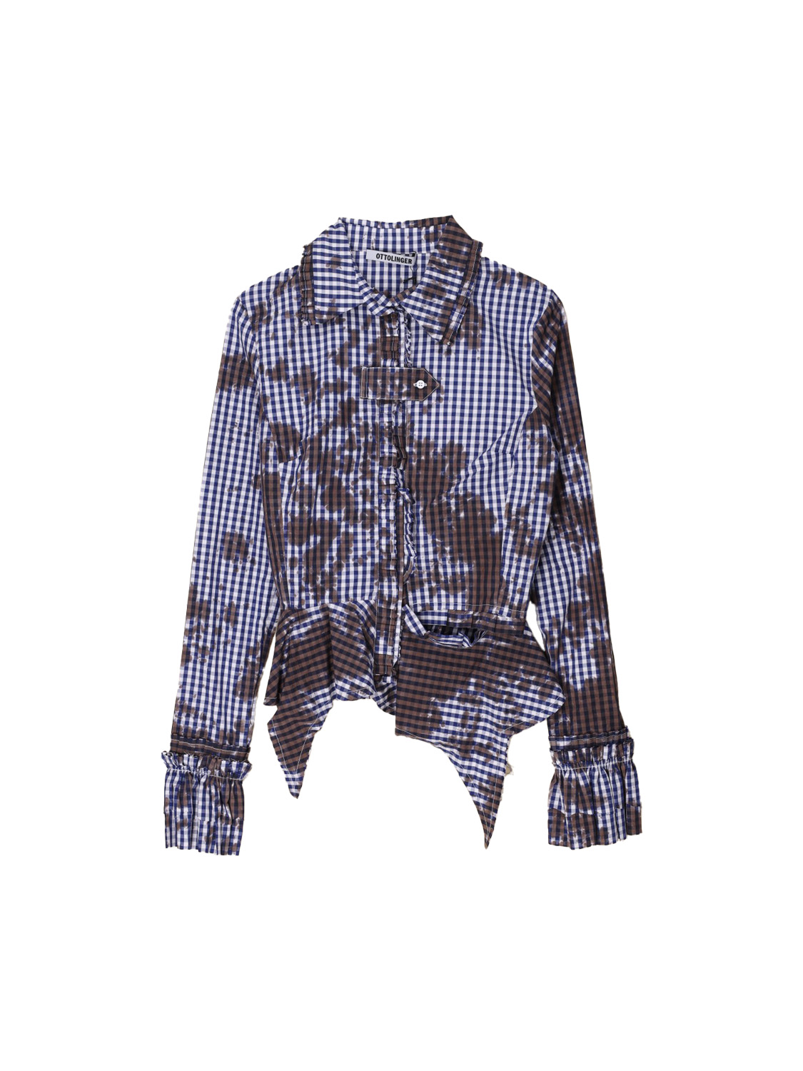Ottolinger Kariertes Hemd mit Farb-Details blau S