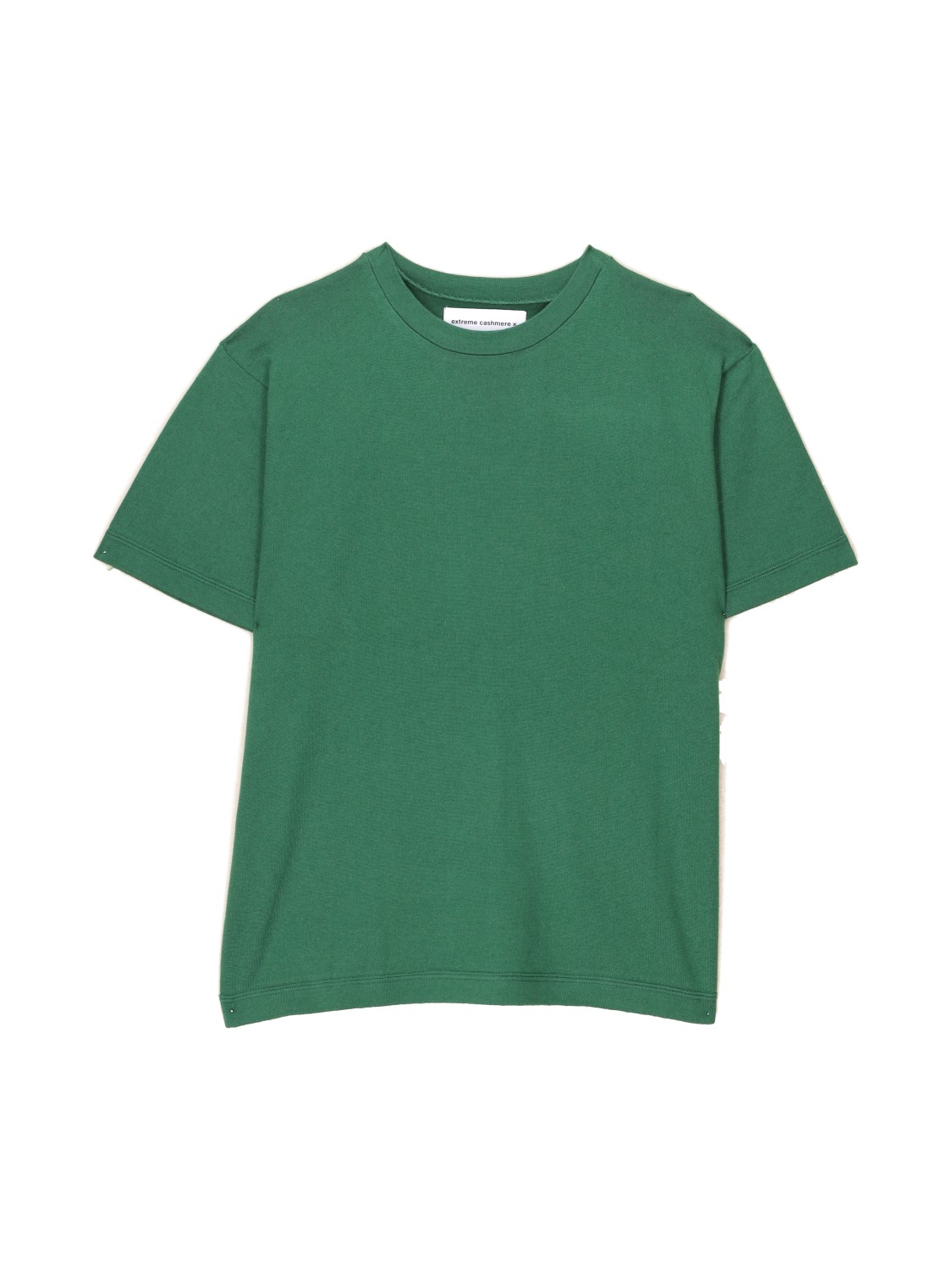Extreme Cashmere N° 268 Cuba – Boxy-T-Shirt aus Baumwoll-Kaschmir-Mix   marine One Size