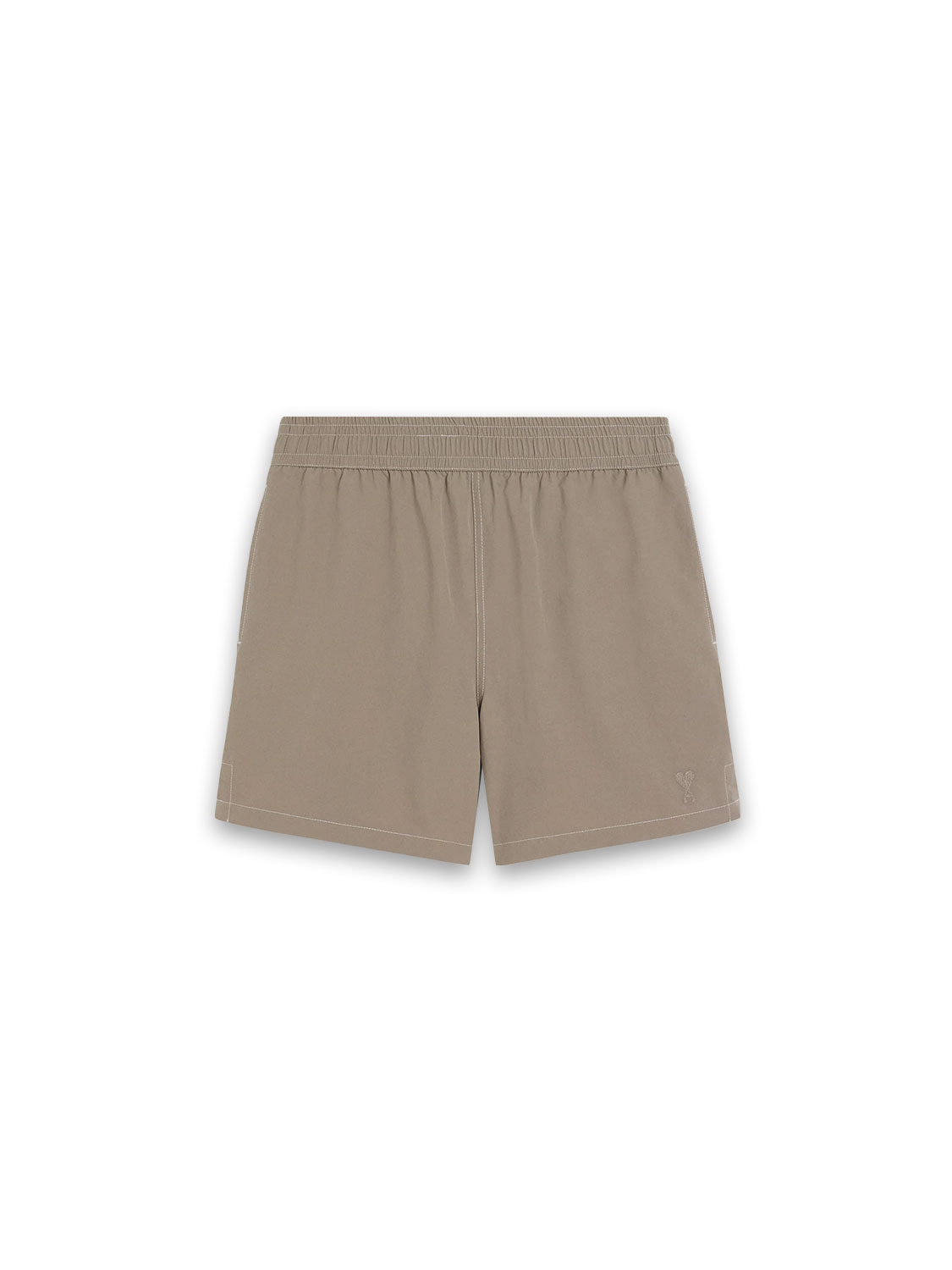 Ami Paris  Beach Short - swimming shorts made of nylon canvas   beige S